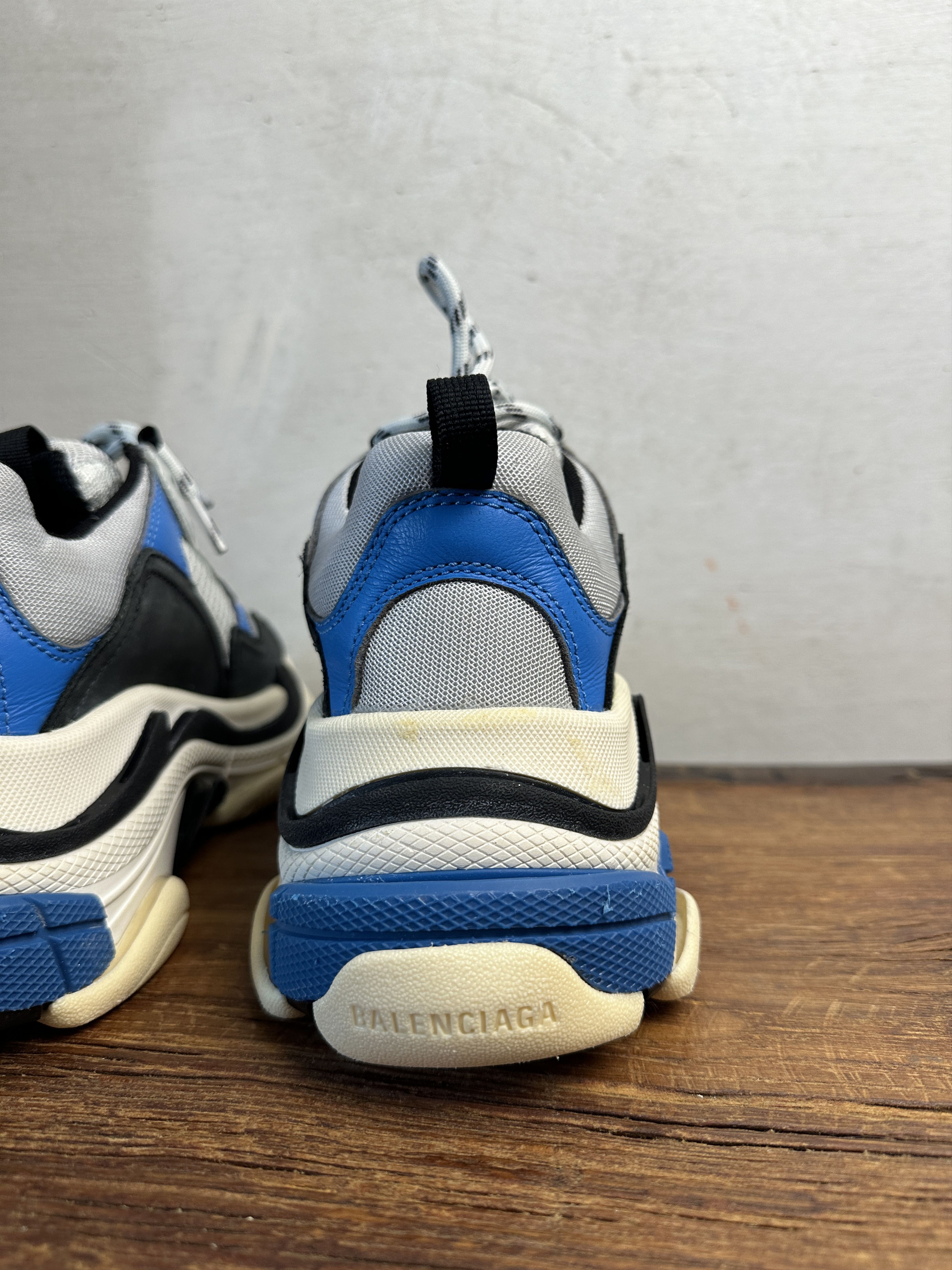 Balenciaga Balenciaga Triple S Black Blue Size US 9 / IT 39 - 5 Thumbnail
