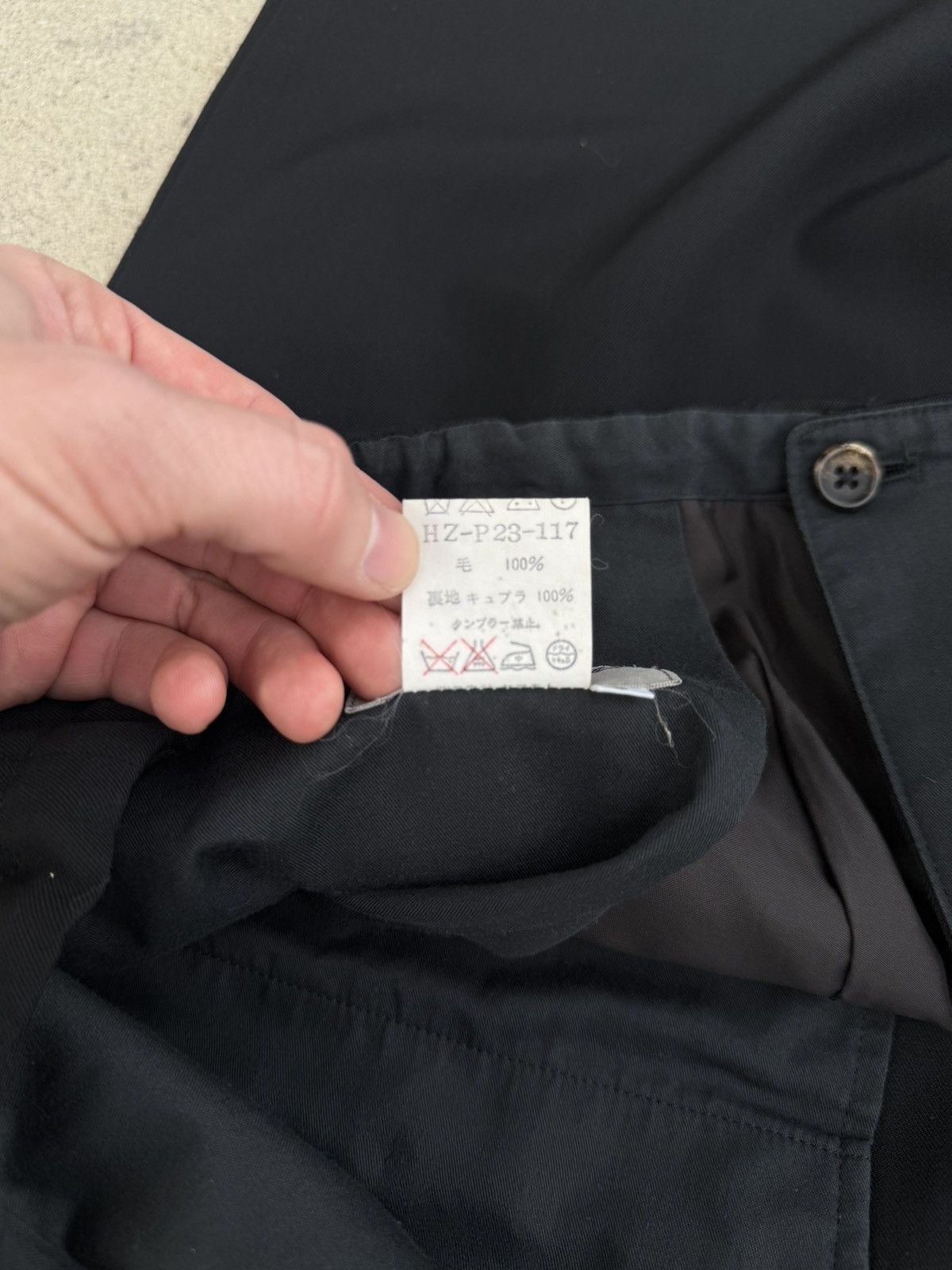 Yohji Yamamoto Yohji Yamamoto Pour Homme Wool Trouser Size US 32 / EU 48 - 5 Thumbnail