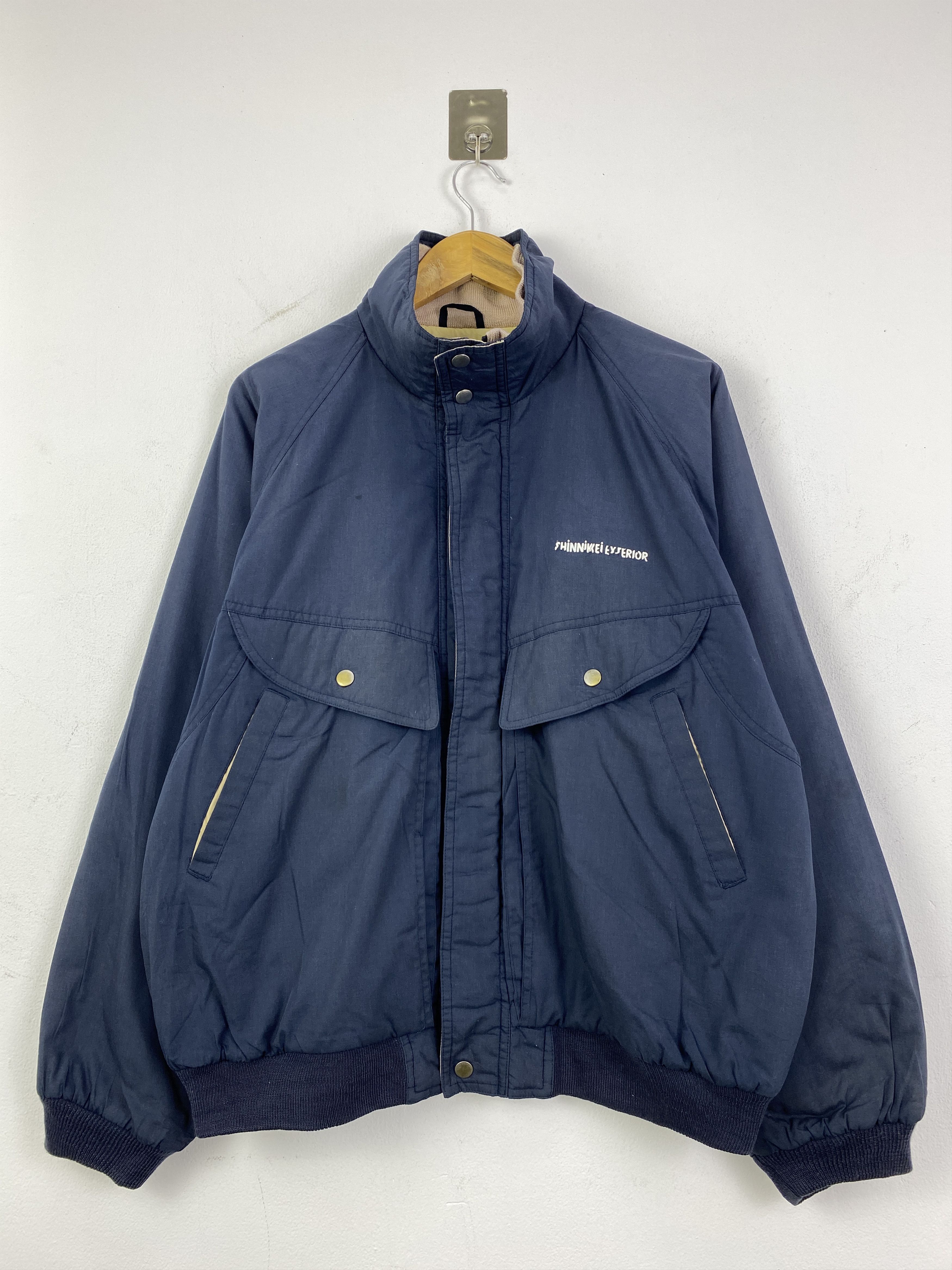 Japanese Brand Vintage 90s Land Marko Tokyo Work Blouson Jacket JA0219 Size US L / EU 52-54 / 3 - 1 Thumbnail