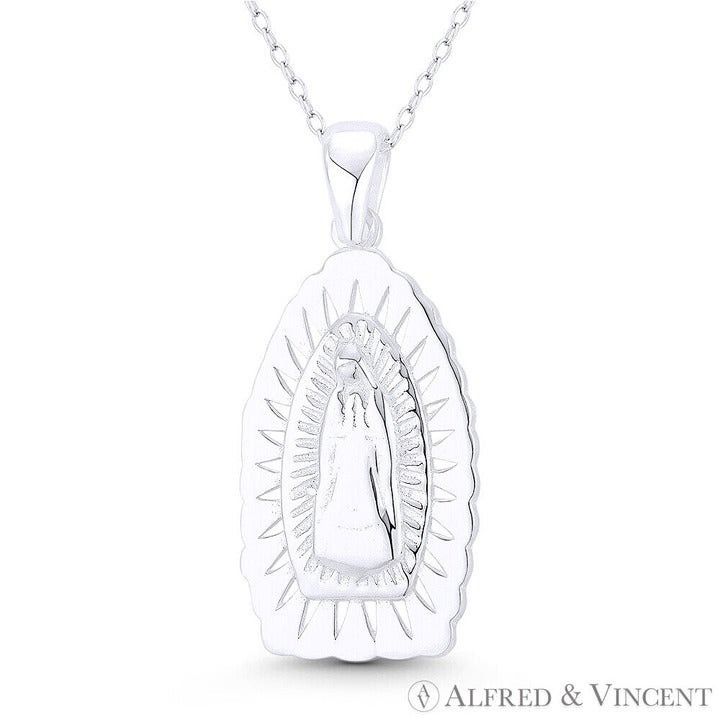 Other Holy Mother Virgin Mary Medal Pendant in 925 Sterling Silver Size ONE SIZE - 1 Preview