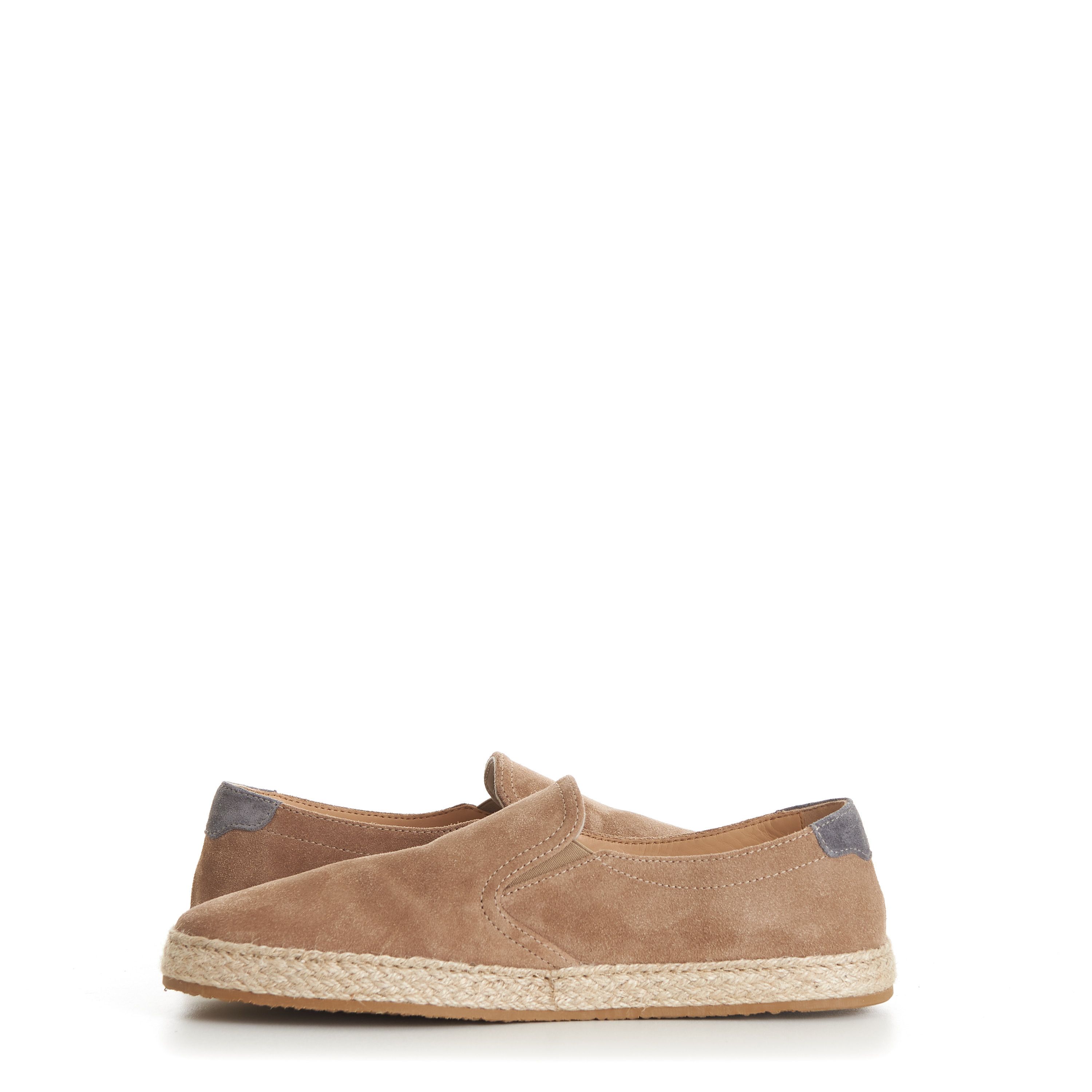 Brunello Cucinelli Brown Slip-on Shoes Espadrilles - Rope Insert, Suede Size US 8.5 / EU 41-42 - 9 Thumbnail