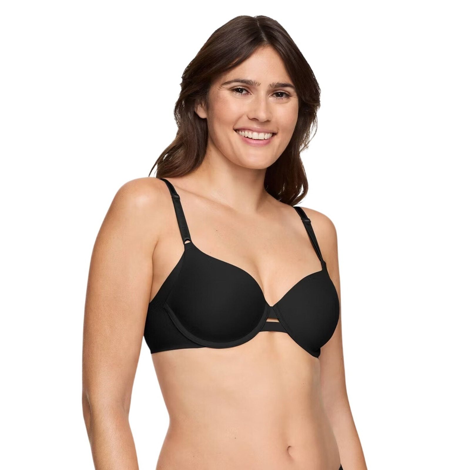 The Unbranded Brand Auden Women's Cotton Unlined Demi Bra, Size 36C - Black Size ONE SIZE - 1 Thumbnail