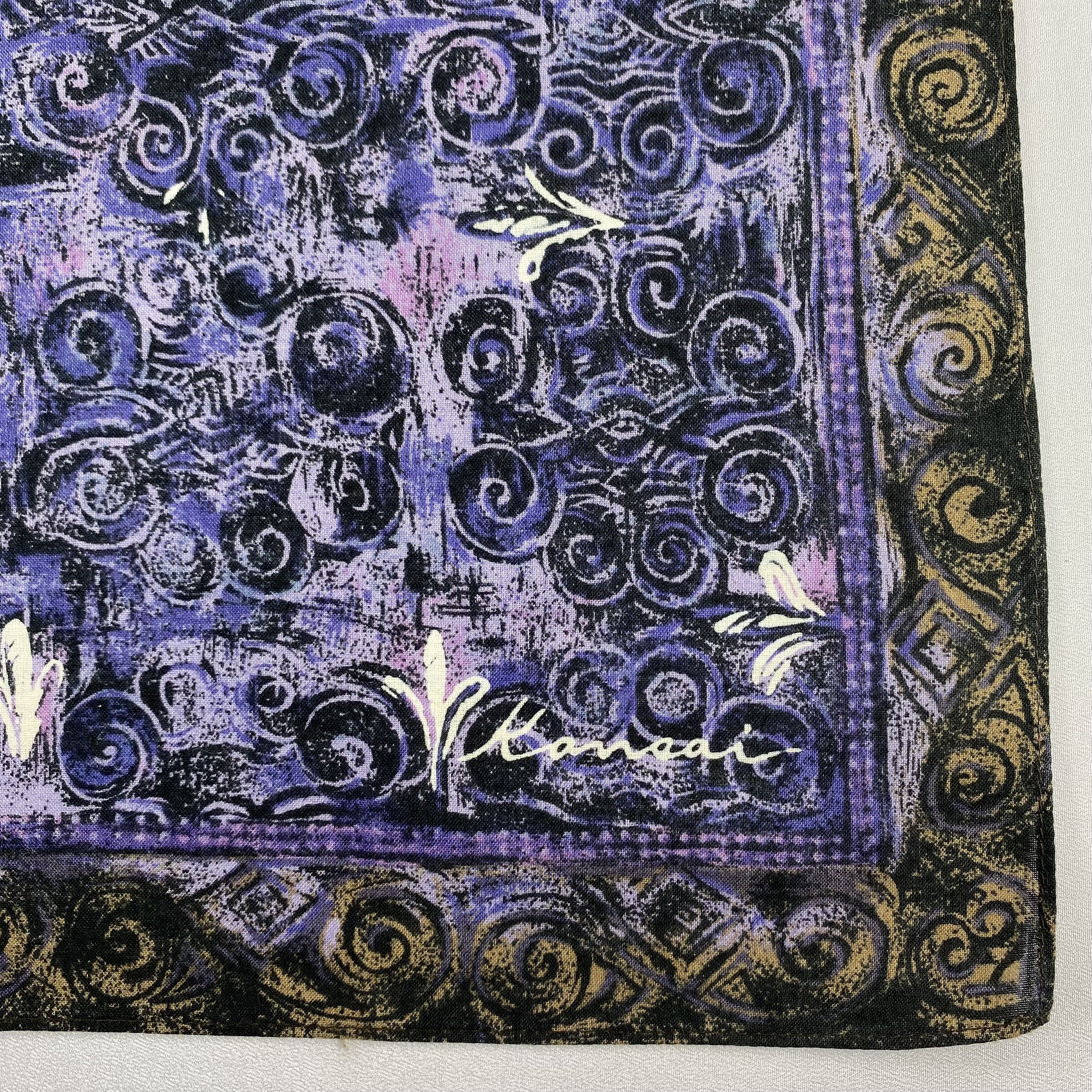 Kansai Yamamoto × Vintage Kansai Yamamoto Bandana/ Handkerchief / Neckerchief-P856 Size ONE SIZE - 3 Thumbnail