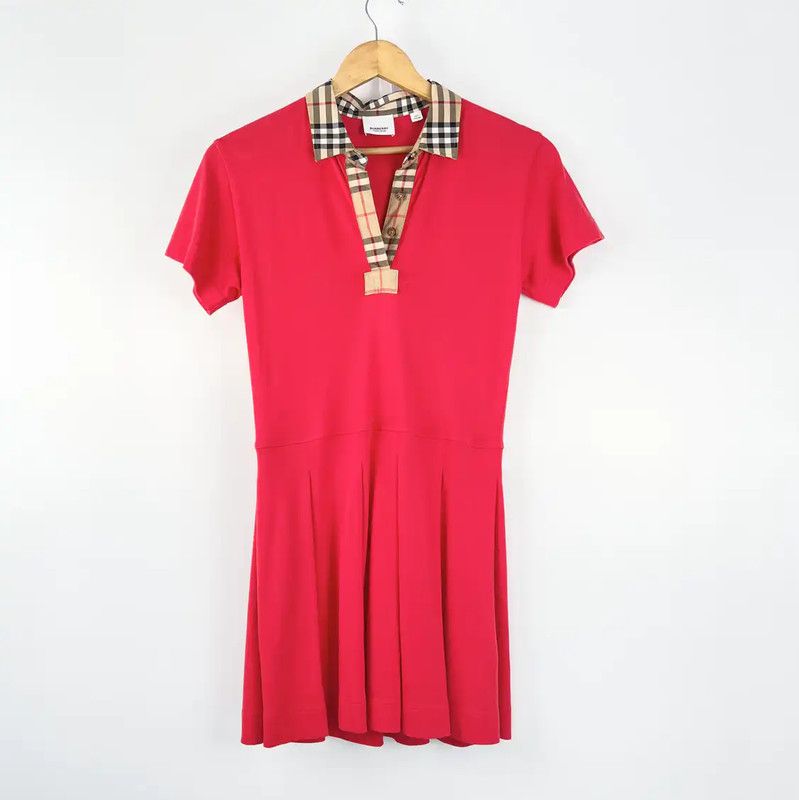 Burberry Burberry Red Summer Dress for Women Size XS / US 0-2 / IT 36-38 - 1 Thumbnail