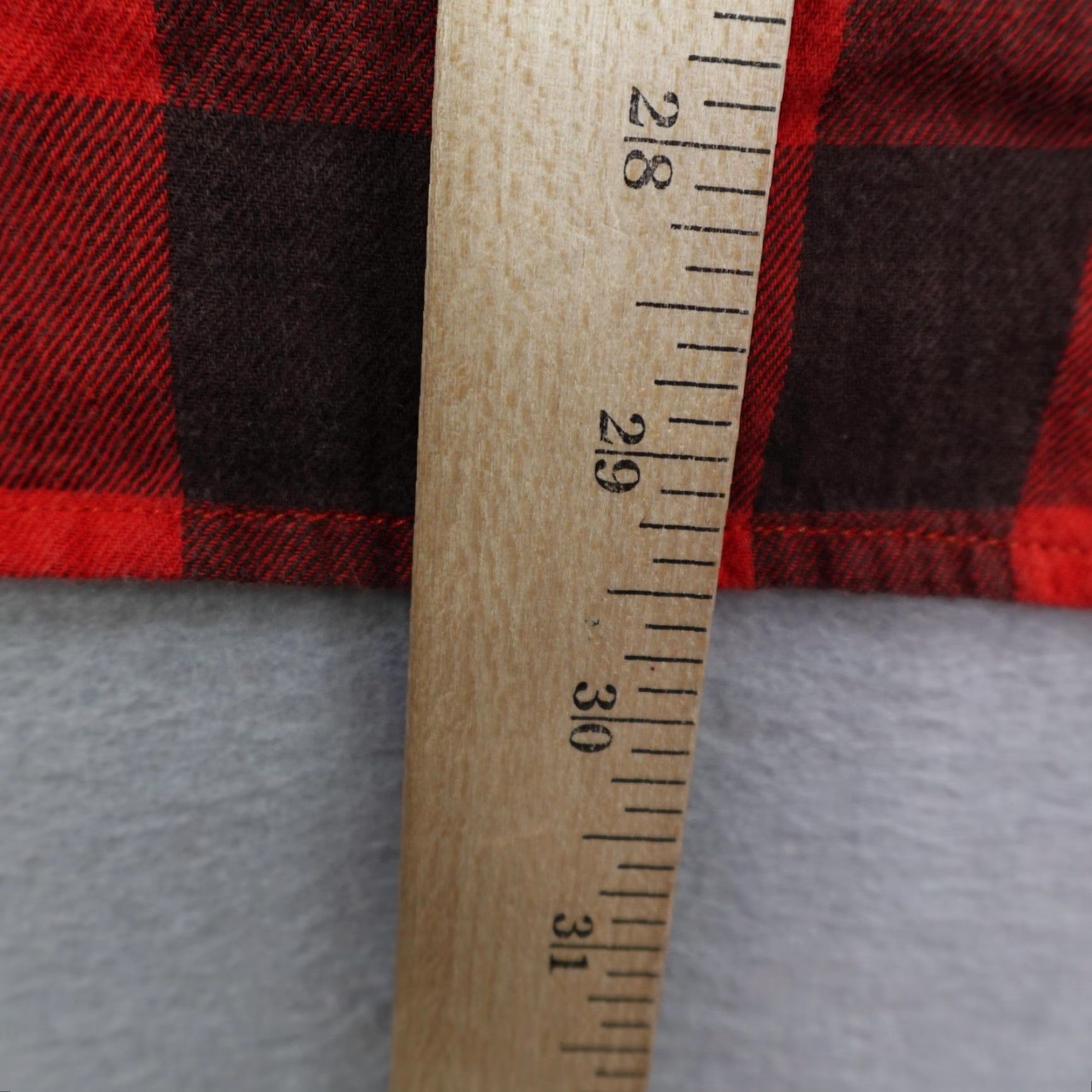 Ralph Lauren Ralph Lauren Plaid Button-Up Shirt Women Large Red Flannel Relaxed Fit Casual Size L / US 10 / IT 46 - 7 Thumbnail