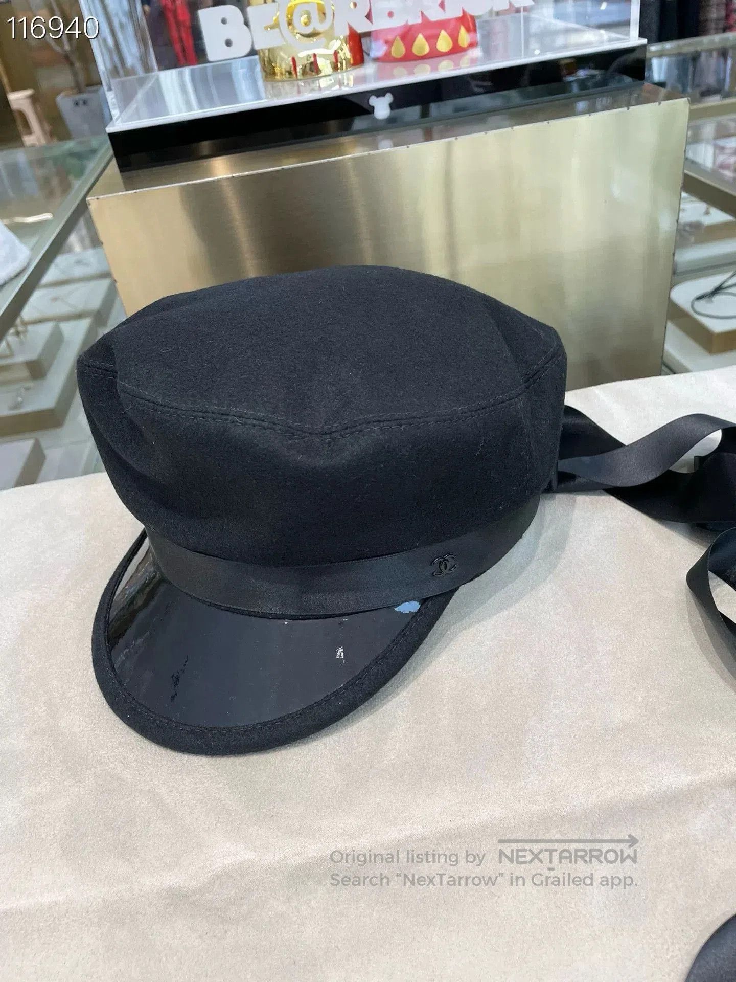 Chanel Chanel Runway Newsboy Cap S. Size ONE SIZE - 3 Thumbnail