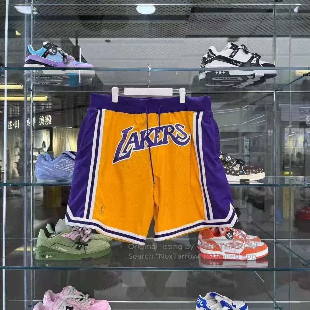 Japanese Brand Lakers Basketball Shorts. Size US 34 / EU 50 - 1 Thumbnail