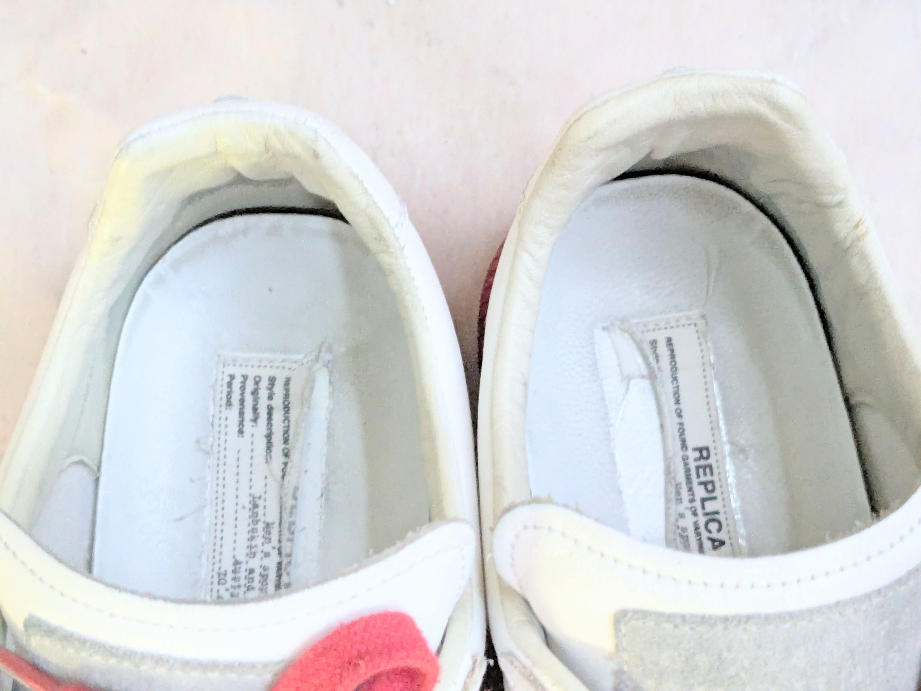 Maison Margiela White and red Maison Margiela replica GATs Size US 9 / EU 42 - 6 Thumbnail