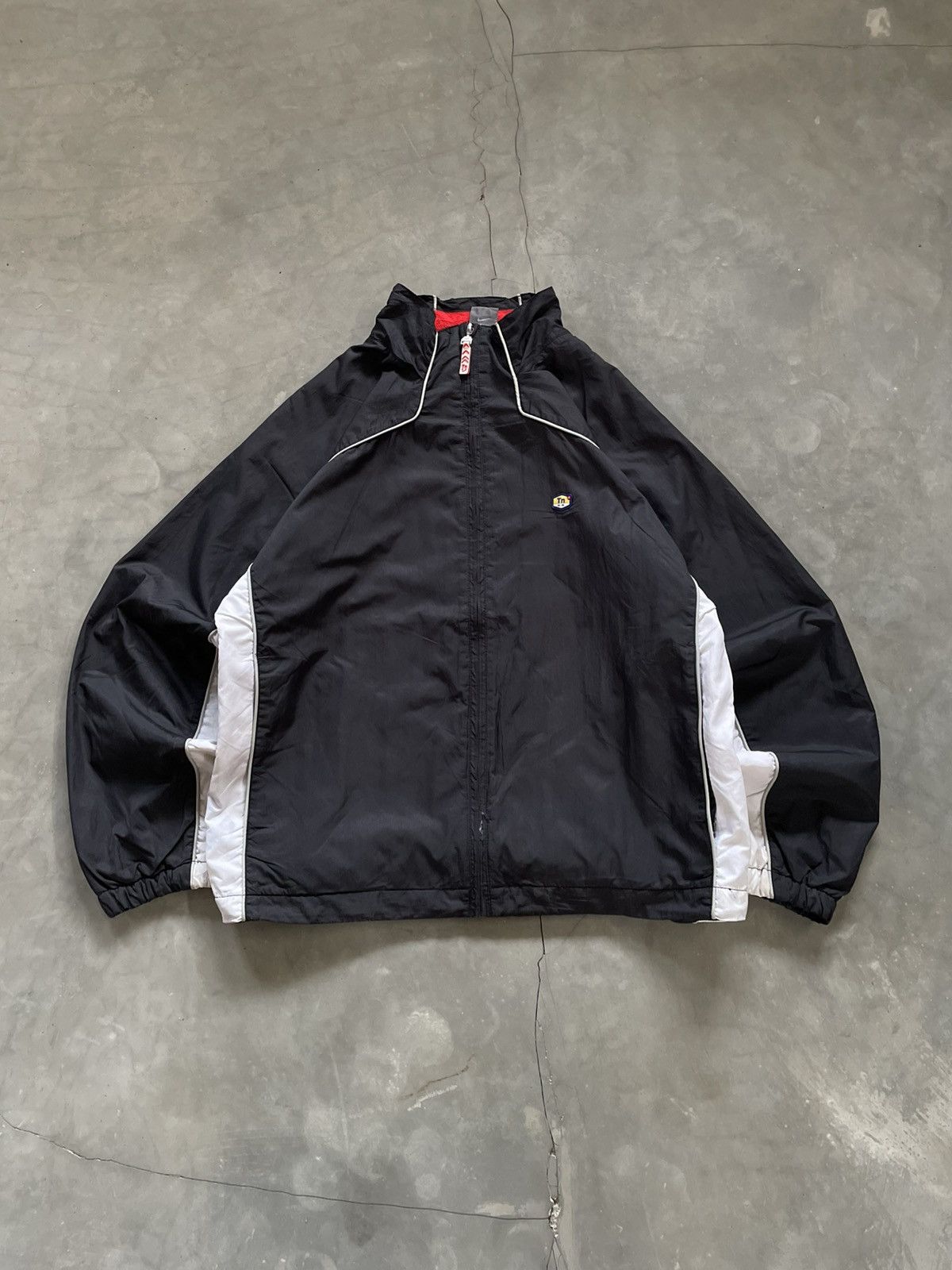 Nike Rare Nike TN Light Jacket Color Block Windbreaker Red Swoosh Size US XL / EU 56 / 4 - 1 Thumbnail