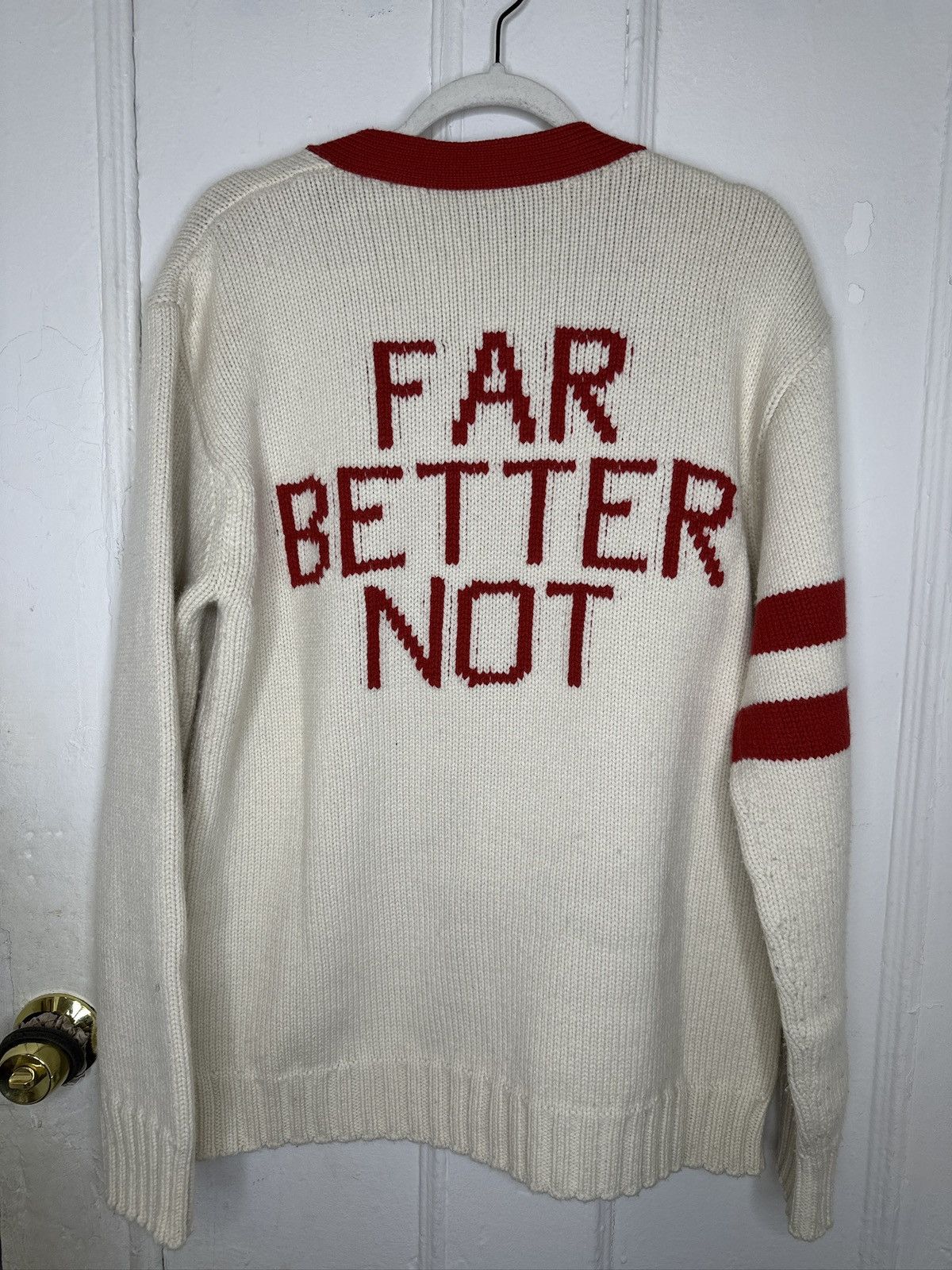 Gucci Far Better Not Varsity Cardigan Size US L / EU 52-54 / 3 - 1 Thumbnail