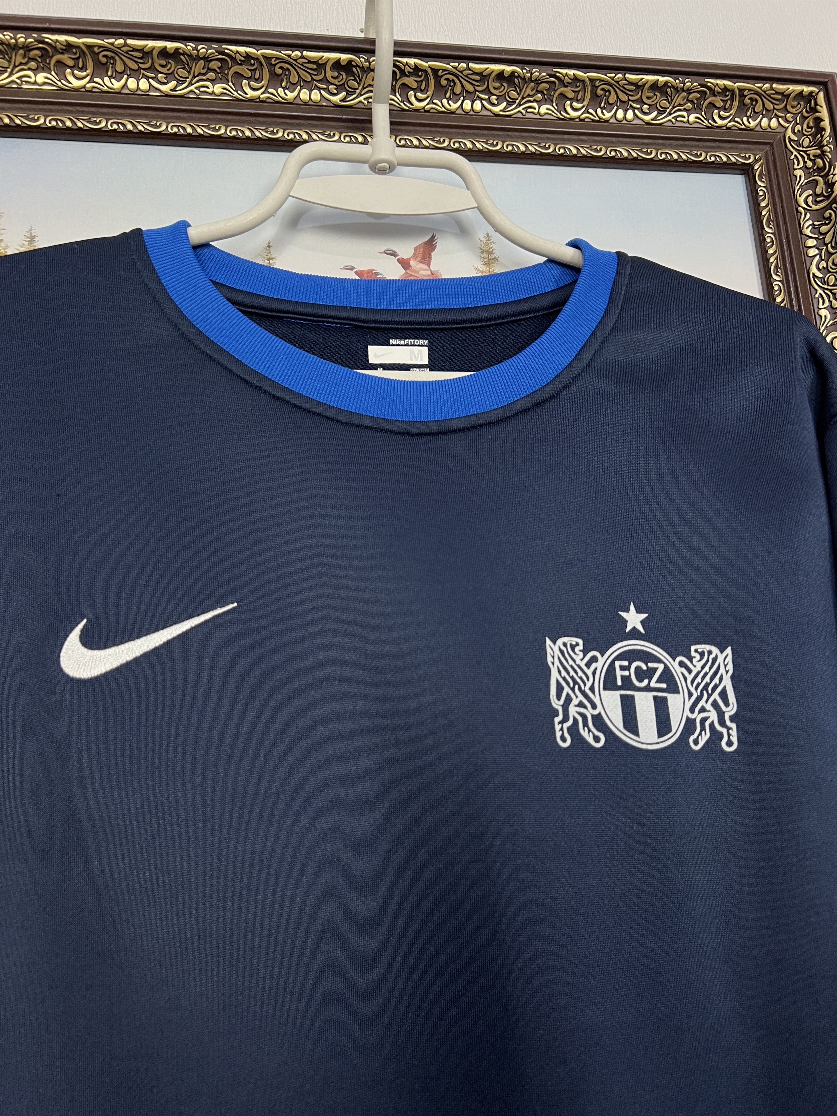 Nike Vintage Zurich Football Sweatshirt Soccer Track Top Crewneck Size US M / EU 48-50 / 2 - 4 Thumbnail