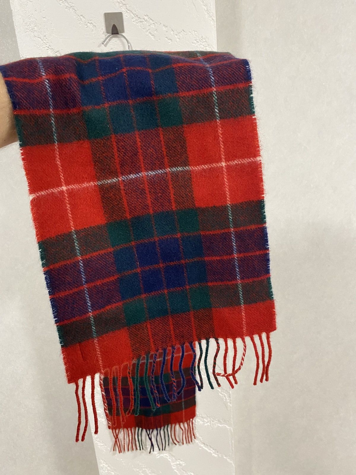 Other Lochcarron Checkered Lambswool Long Scarf Made in Scotland Size ONE SIZE - 4 Thumbnail