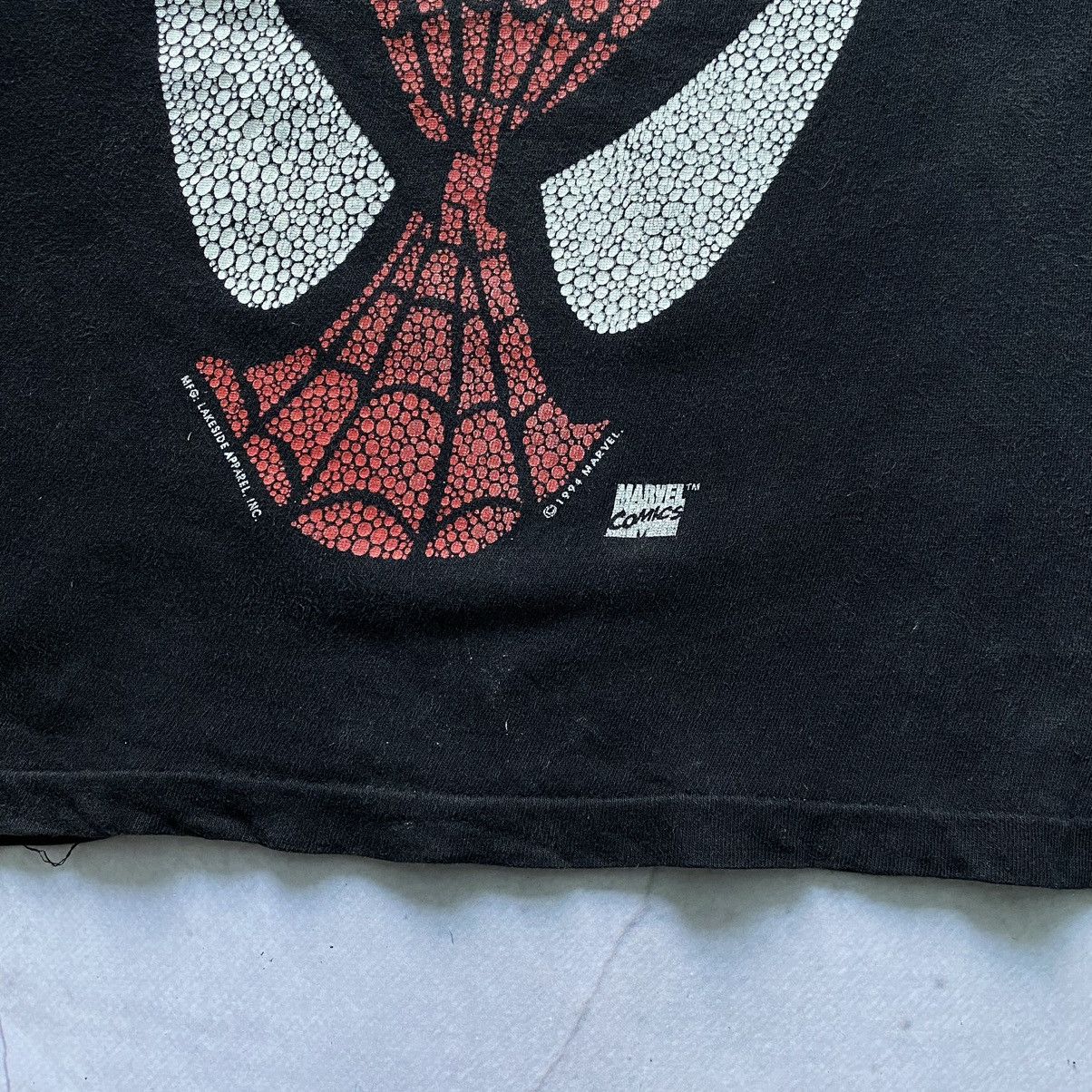 Marvel Comics RARE 1994 Spider-Man Face Mask Big Logo T-Shirt Marvel Size US S / EU 44-46 / 1 - 6 Thumbnail