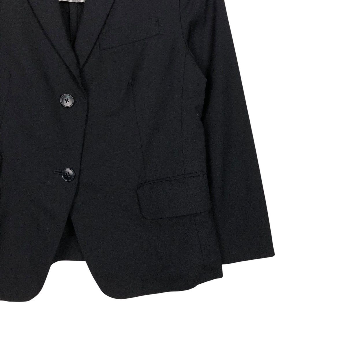 Jil Sander 📌Rich Black Vintage Chore Worker Jacket J+ Jill Sander Size US S / EU 44-46 / 1 - 6 Thumbnail