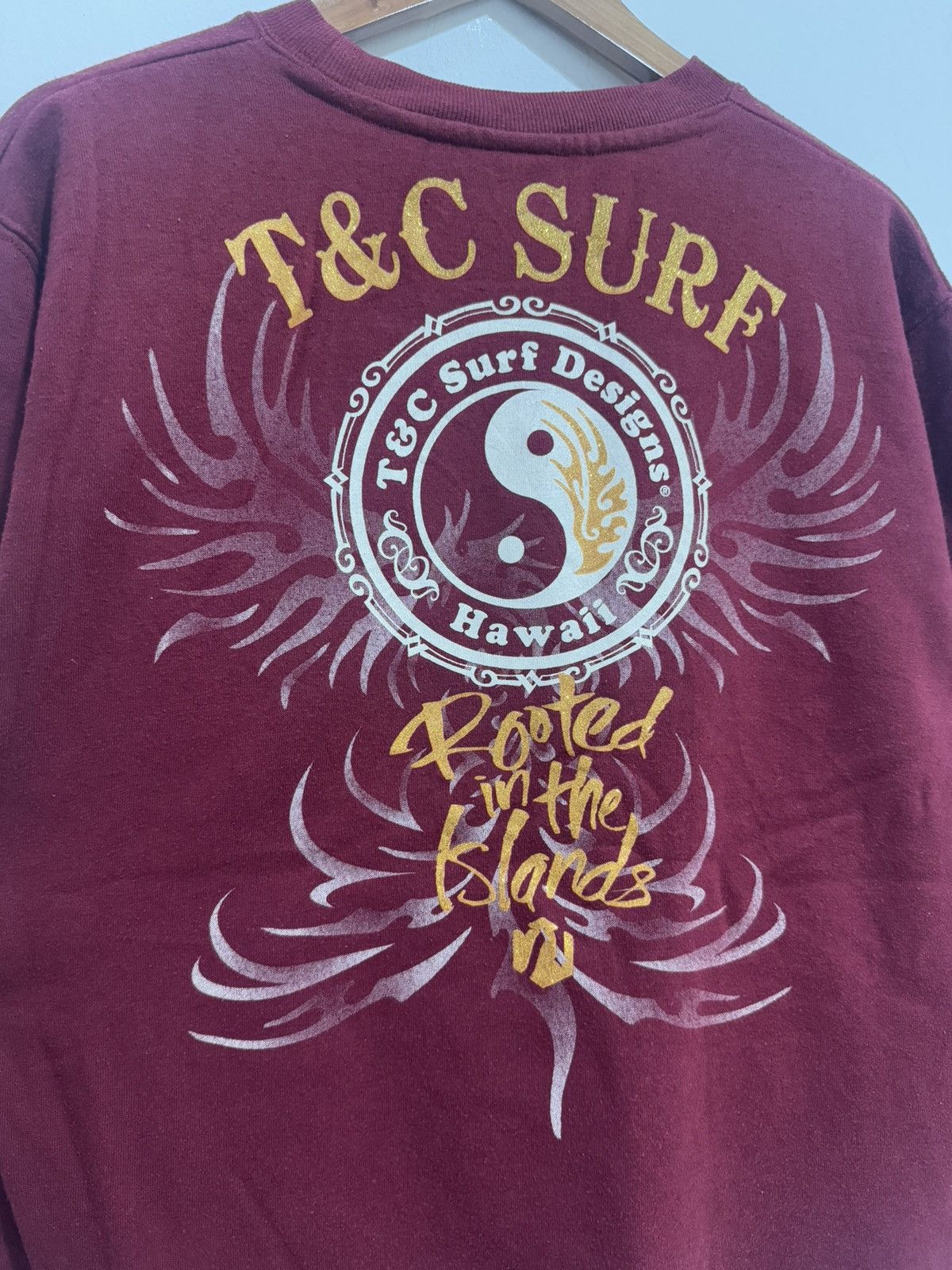 Japanese Brand × Vintage Vintage T&C Surf Big Logo Sweatshirt Size US L / EU 52-54 / 3 - 2 Thumbnail