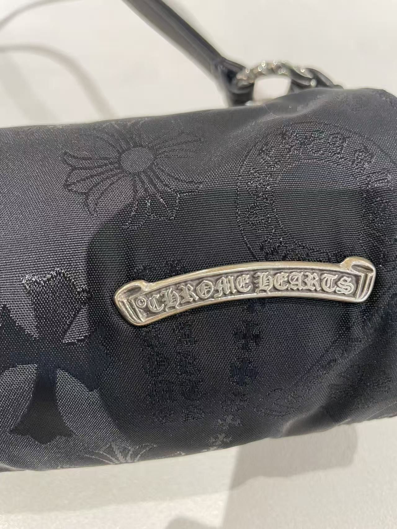 Chrome Hearts Chrome Hearts Nylon Tonal Monogram Cross Grinds Mini Handbag Size ONE SIZE - 5 Thumbnail