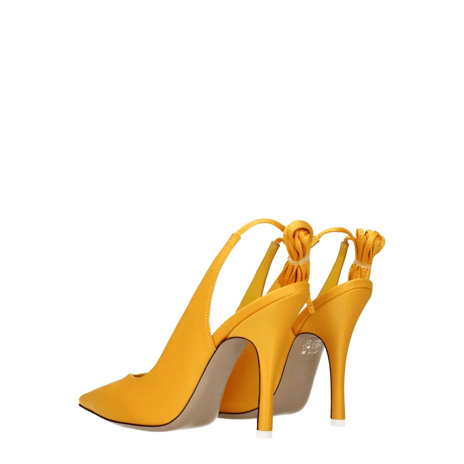 The Attico ob1o1e1224 Satin Sandals in Yellow Size US 9 / IT 39 - 4 Thumbnail