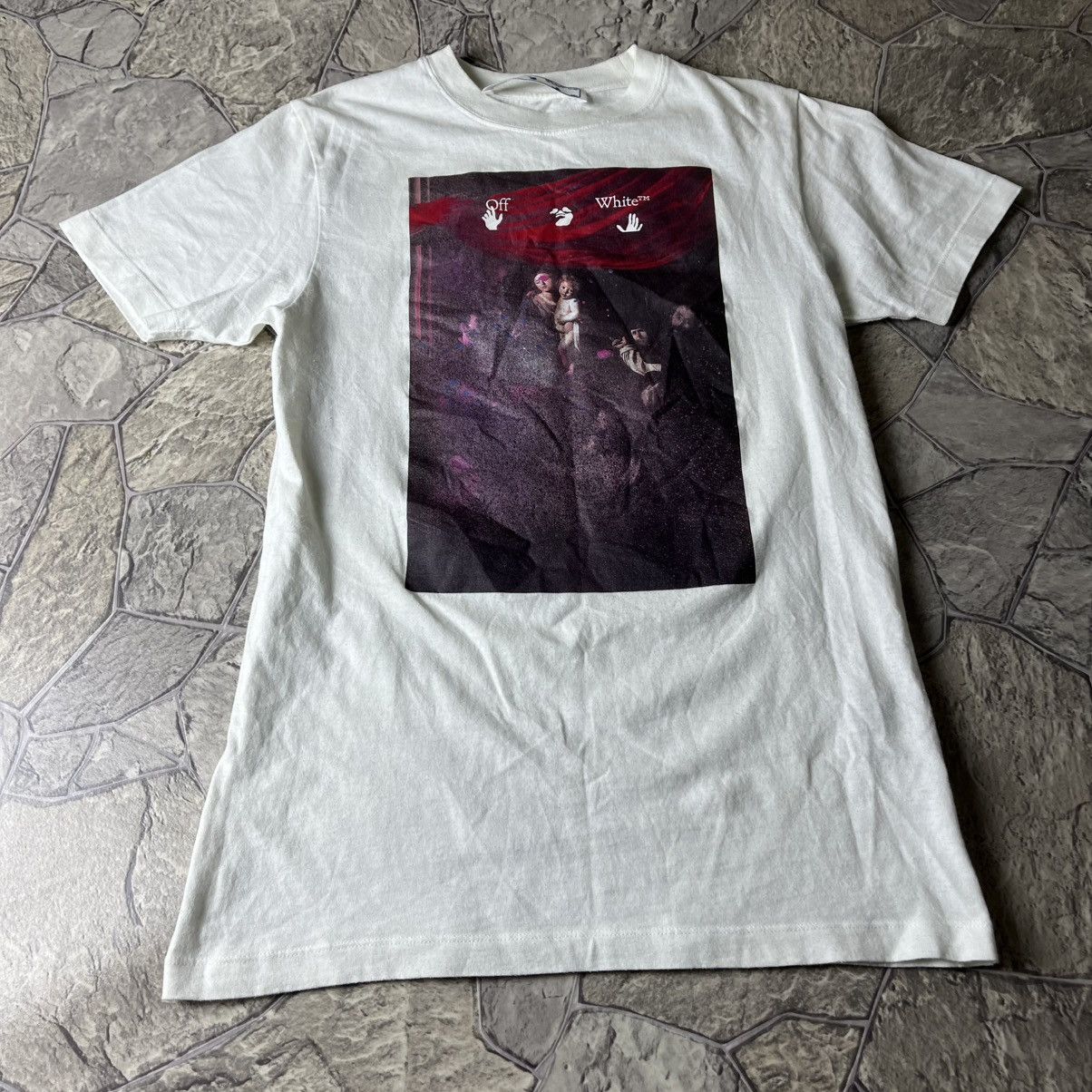 Off White T-shirt Big Logo