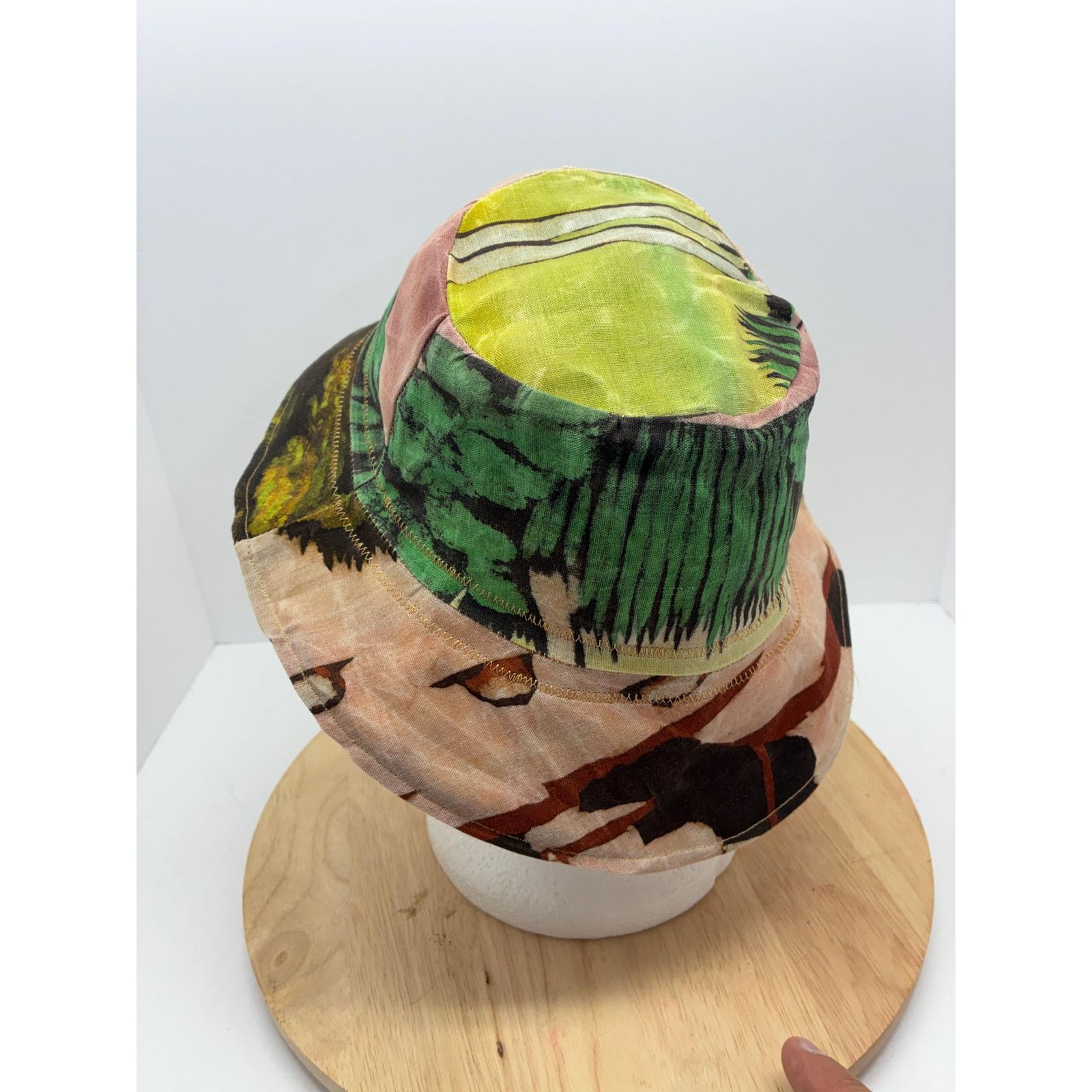 Other The Canopy — Upcycled Waxed Cotton Bucket Hat, Tropical Size ONE SIZE - 4 Thumbnail