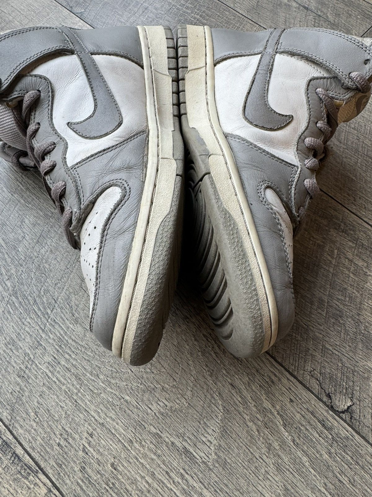Nike × Vintage Vintage Nike Dunk High 2003 Medium Grey 30471700200 Size 9 Size US 9 / EU 42 - 7 Thumbnail