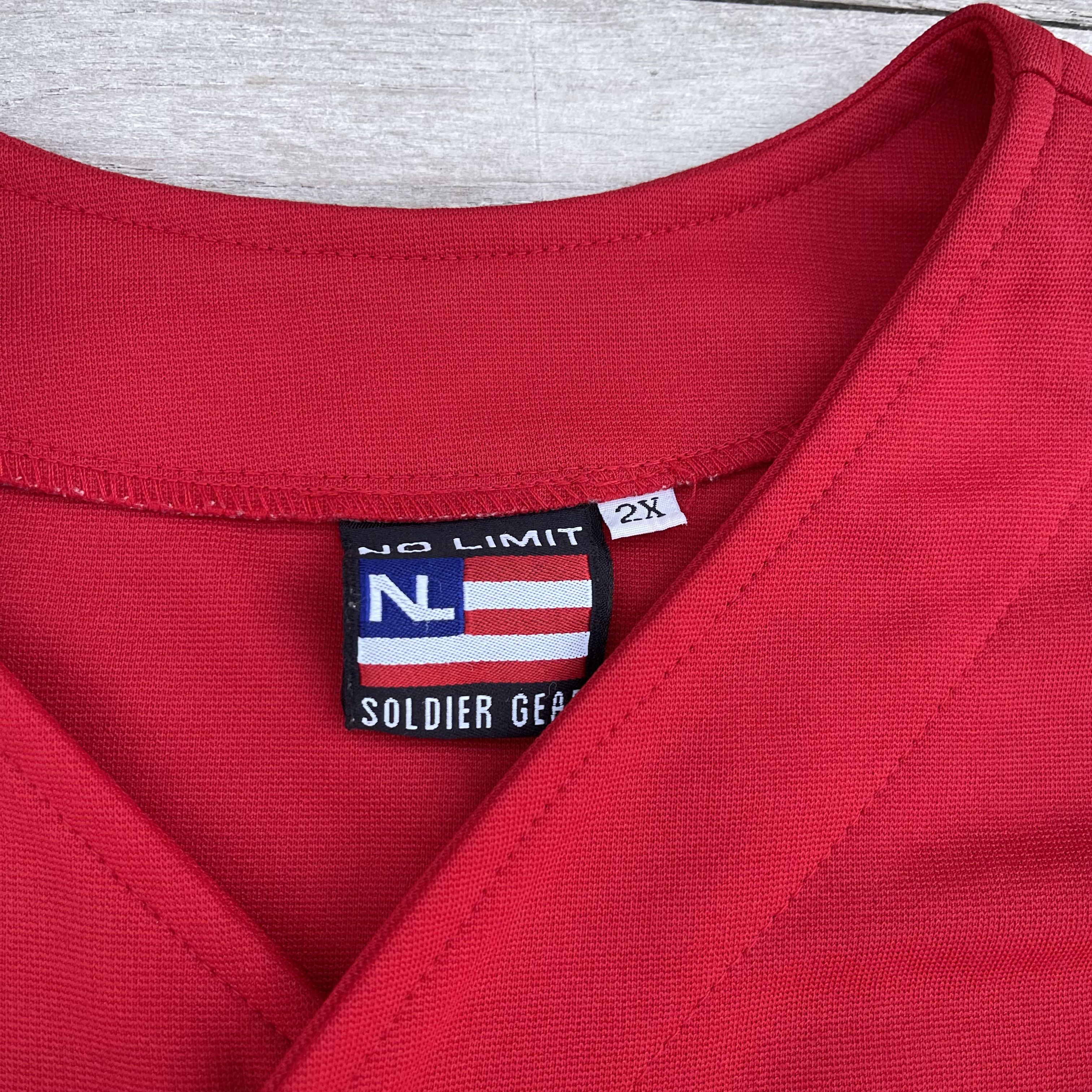 Rap Tees Vintage No Limit Soldier Gear Baseball Jersey Size US XXL / EU 58 / 5 - 5 Thumbnail