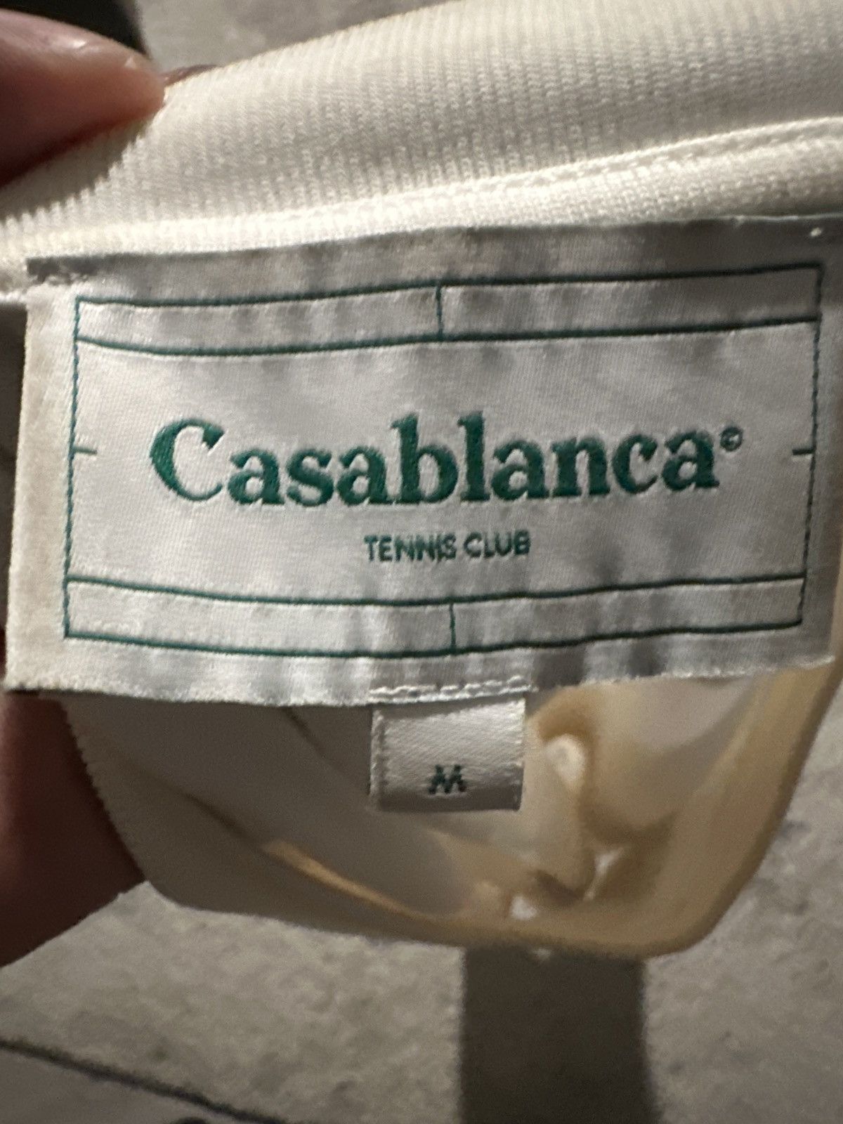 Casablanca Casablanca Tennis Club Tee Sz M Size US M / EU 48-50 / 2 - 3 Thumbnail