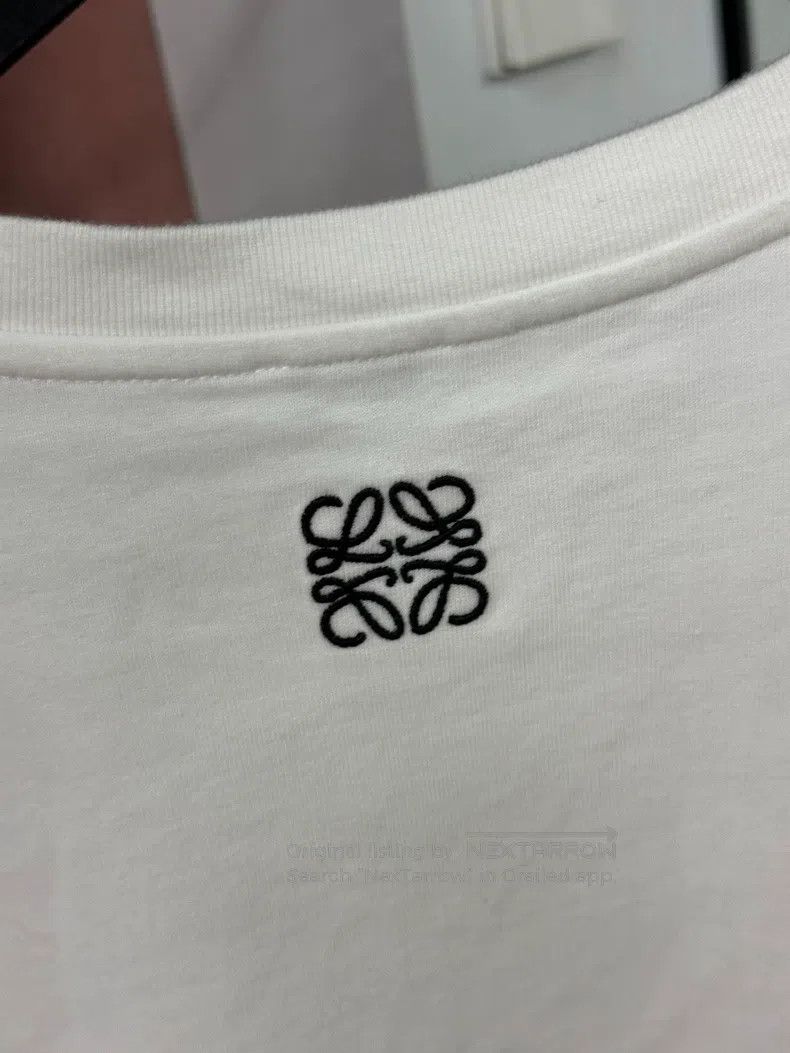 Loewe Loewe White candle letter logo short-sleeve T-shirt Size XS / US 0-2 / IT 36-38 - 3 Thumbnail