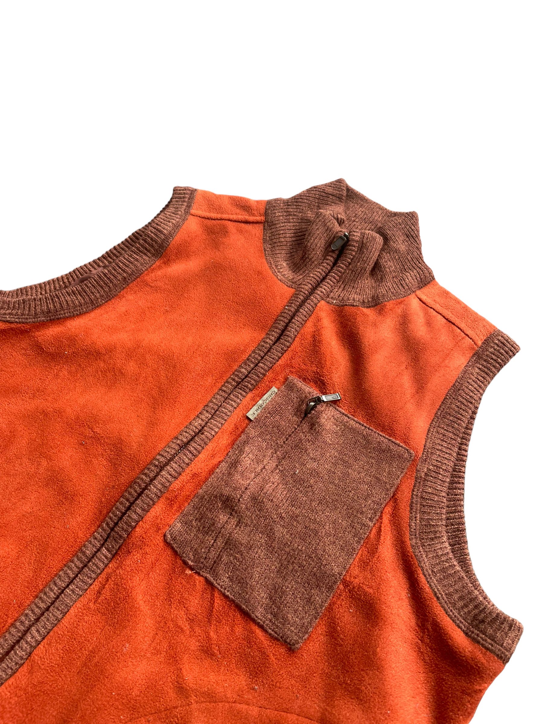 Japanese Brand Crocodile Fleece Vest Size US M / EU 48-50 / 2 - 2 Thumbnail
