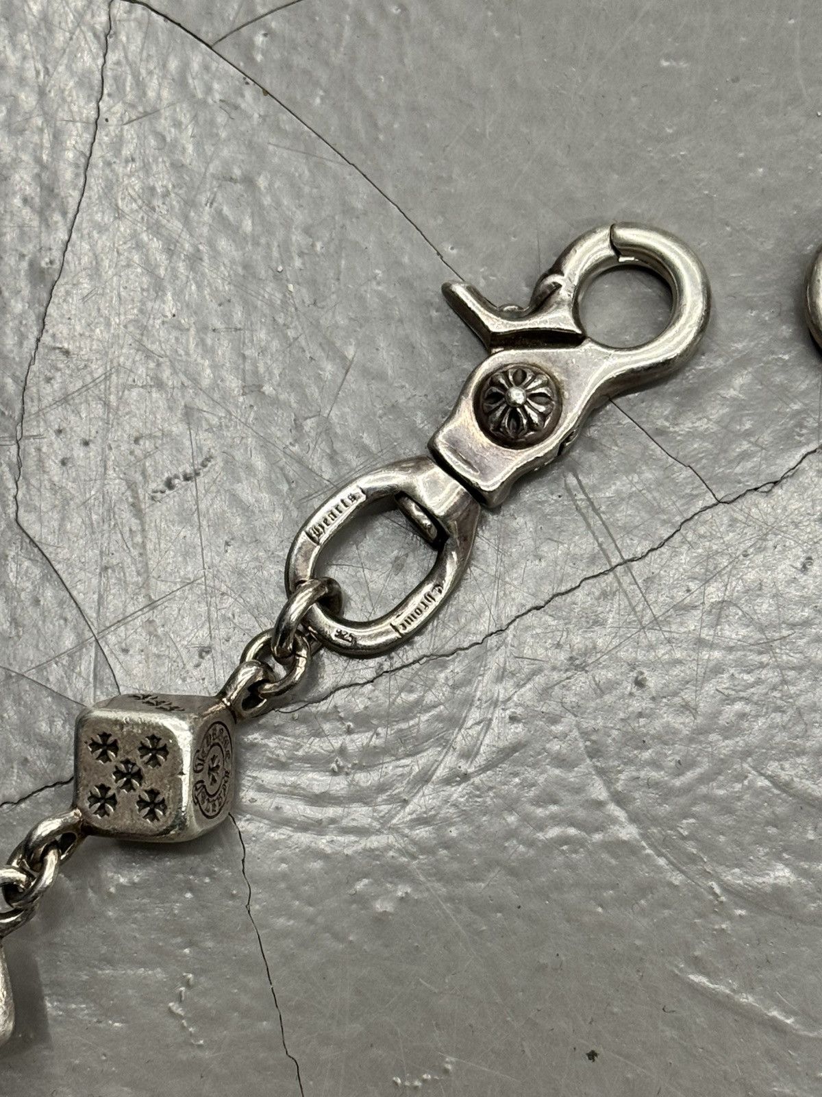 Chrome Hearts Chrome Hearts 13link 2lobster clip Dice Wallet Chain Size ONE SIZE - 2 Thumbnail