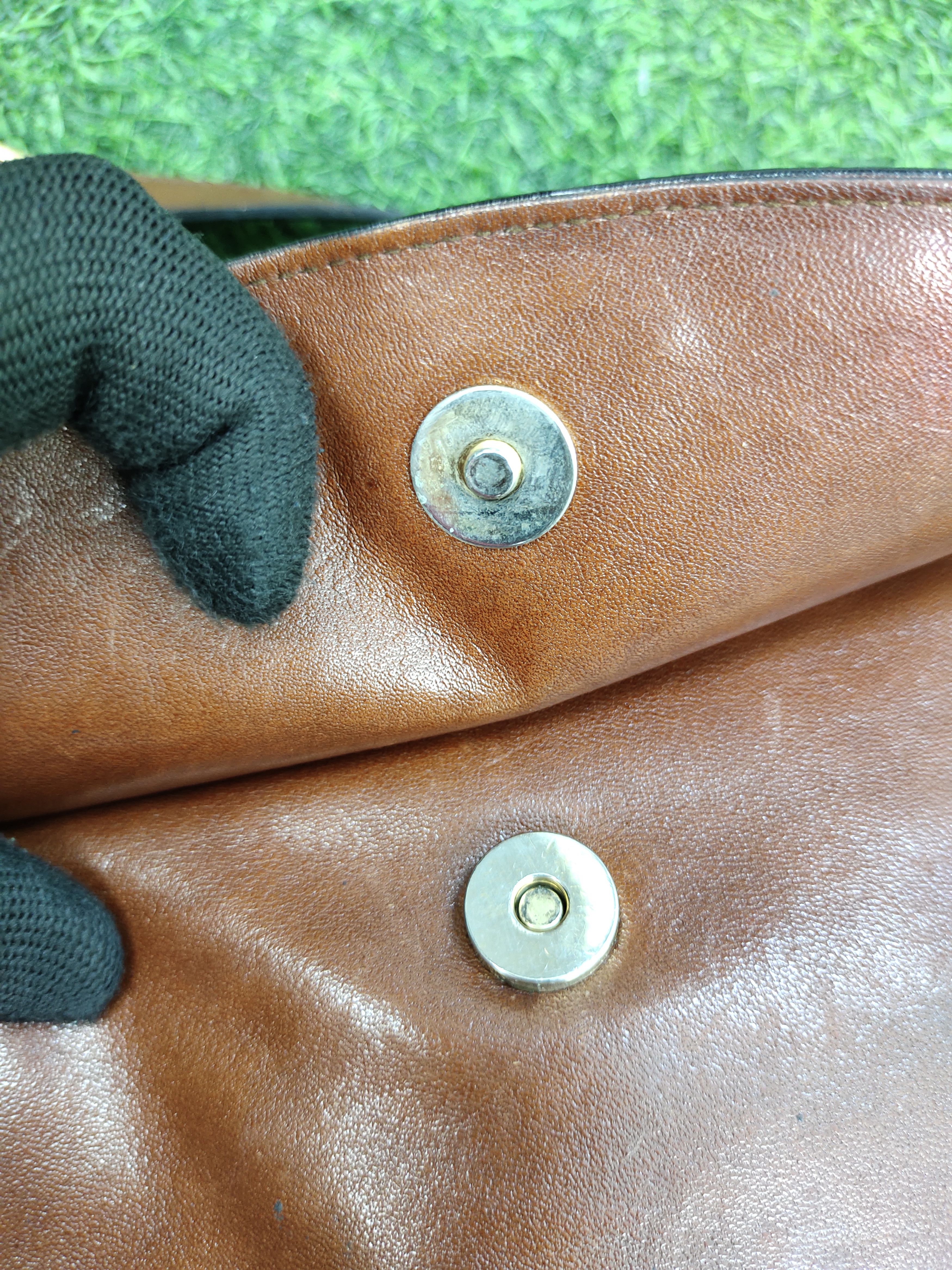 Leather Vintage Gold Pfeil Handmade Patina Leather Sling Bag Size ONE SIZE - 15 Thumbnail
