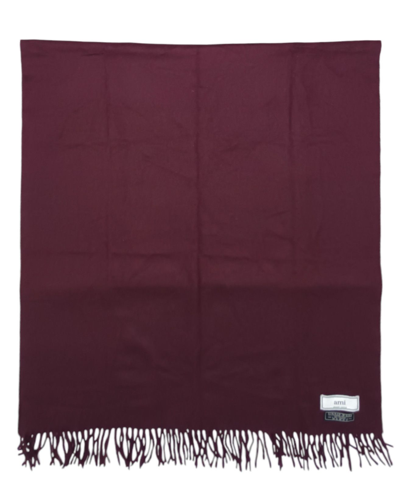 AMI AMI by Alexandre Mattiussi Oversized XXL Red Purple Scarf Size ONE SIZE - 5 Thumbnail