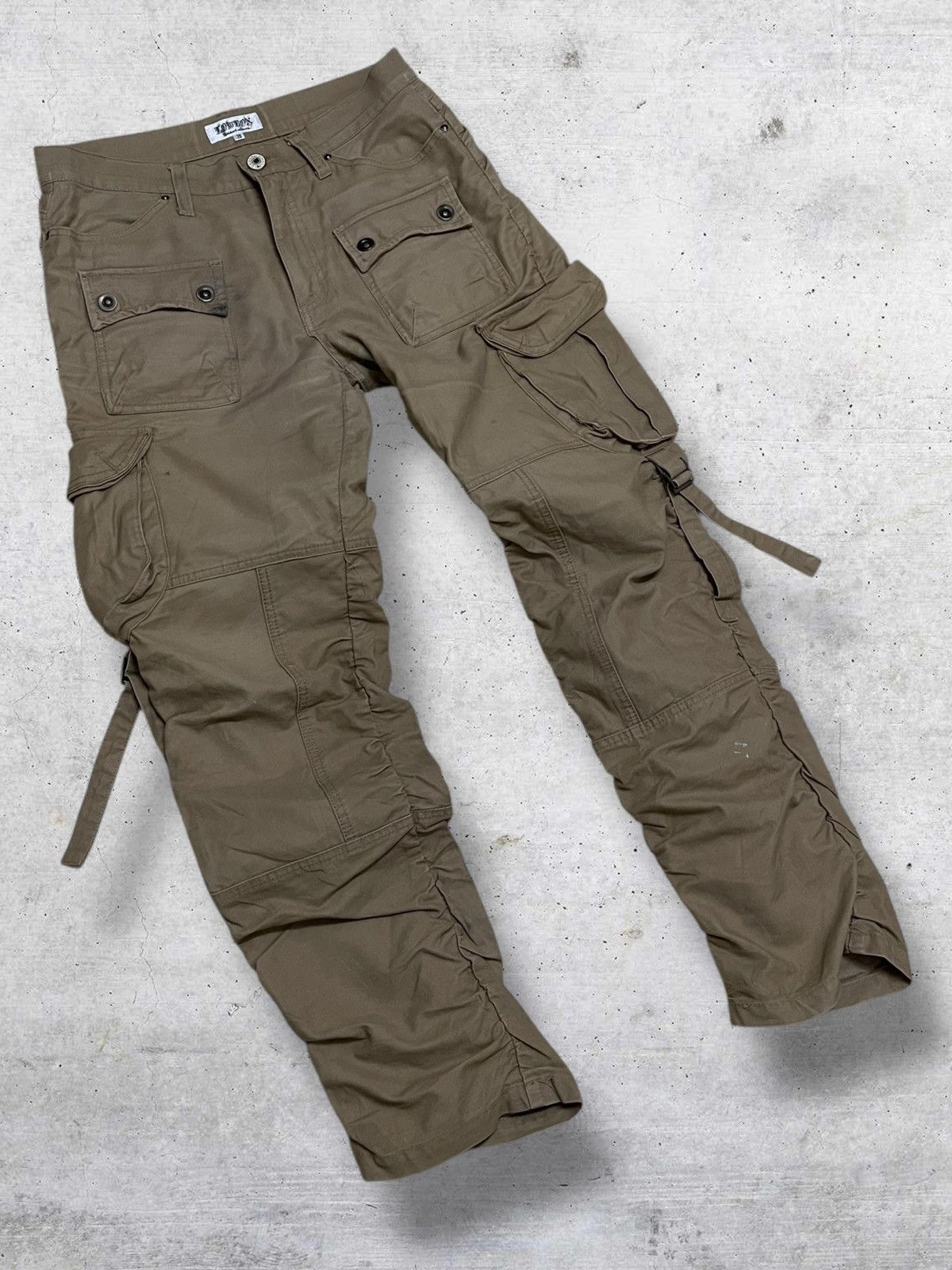 LOWBOX VINTAGE LOWBOX JAPAN DESIGNER 90S ARCHIVE BONDAGE PUNK PANT Size US 31 - 2 Thumbnail