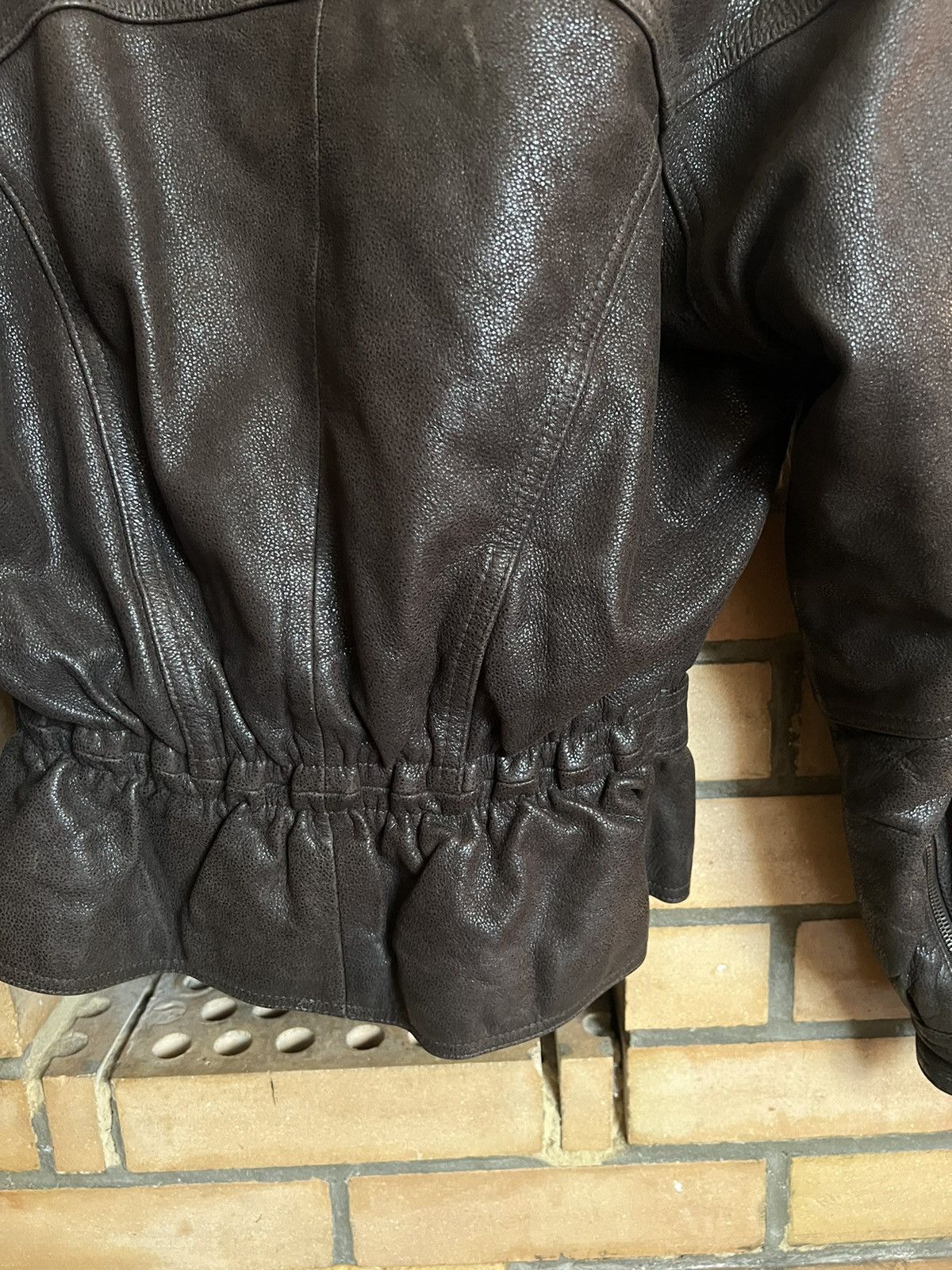Genuine Leather × Japanese Brand Women leather jacket brown Size S / US 4 / IT 40 - 9 Thumbnail