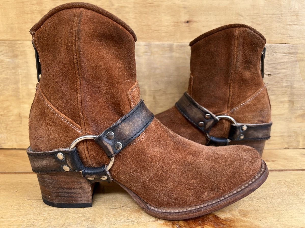 FREEBIRD Freebird By Steven SPIRIT Brown Leather Suede Western Boots Size US 6 / IT 36 - 9 Thumbnail