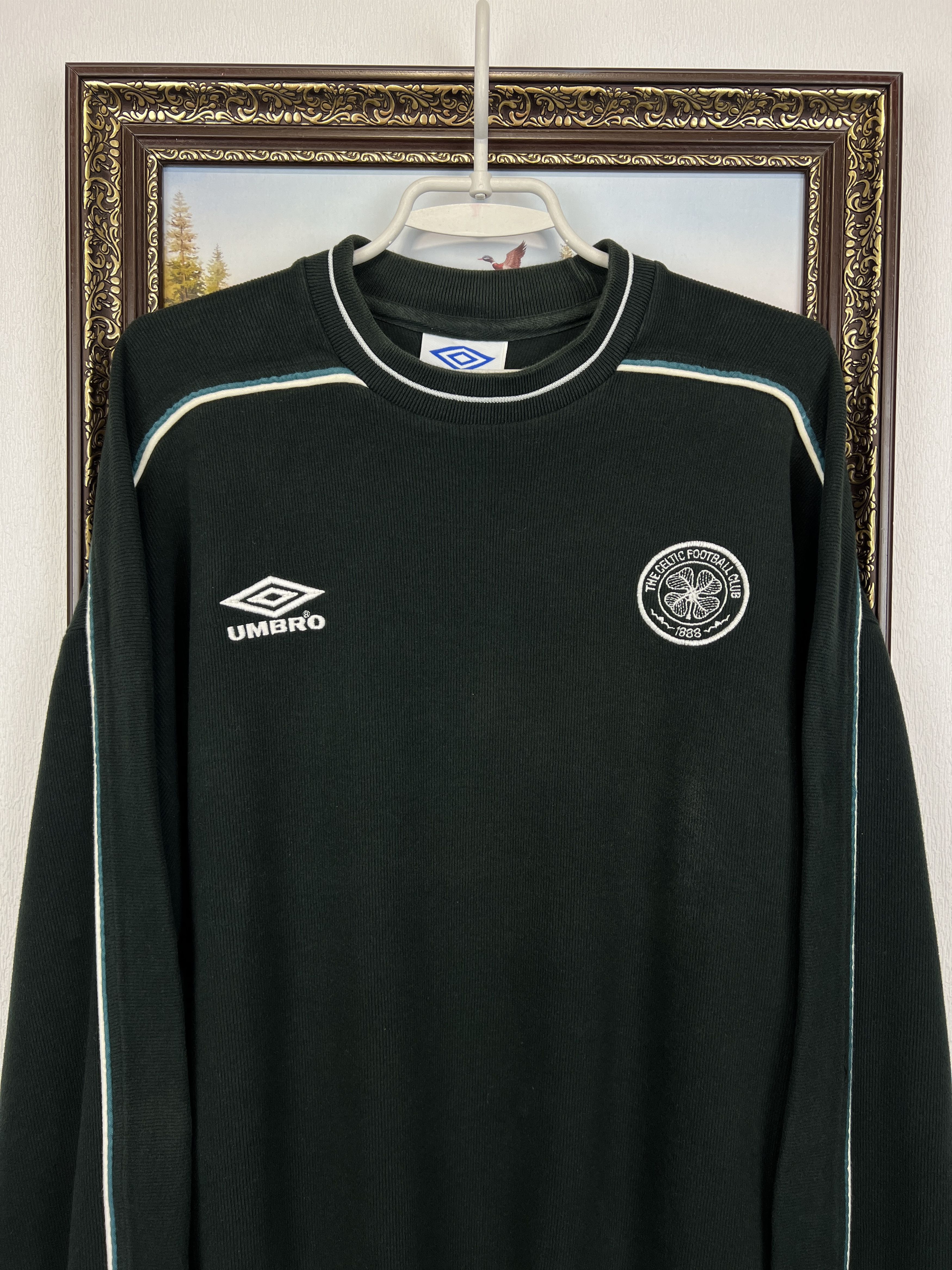 Umbro Vintage Celtic Football Sweatshirt Soccer Jacket Crewneck Size US M / EU 48-50 / 2 - 2 Thumbnail