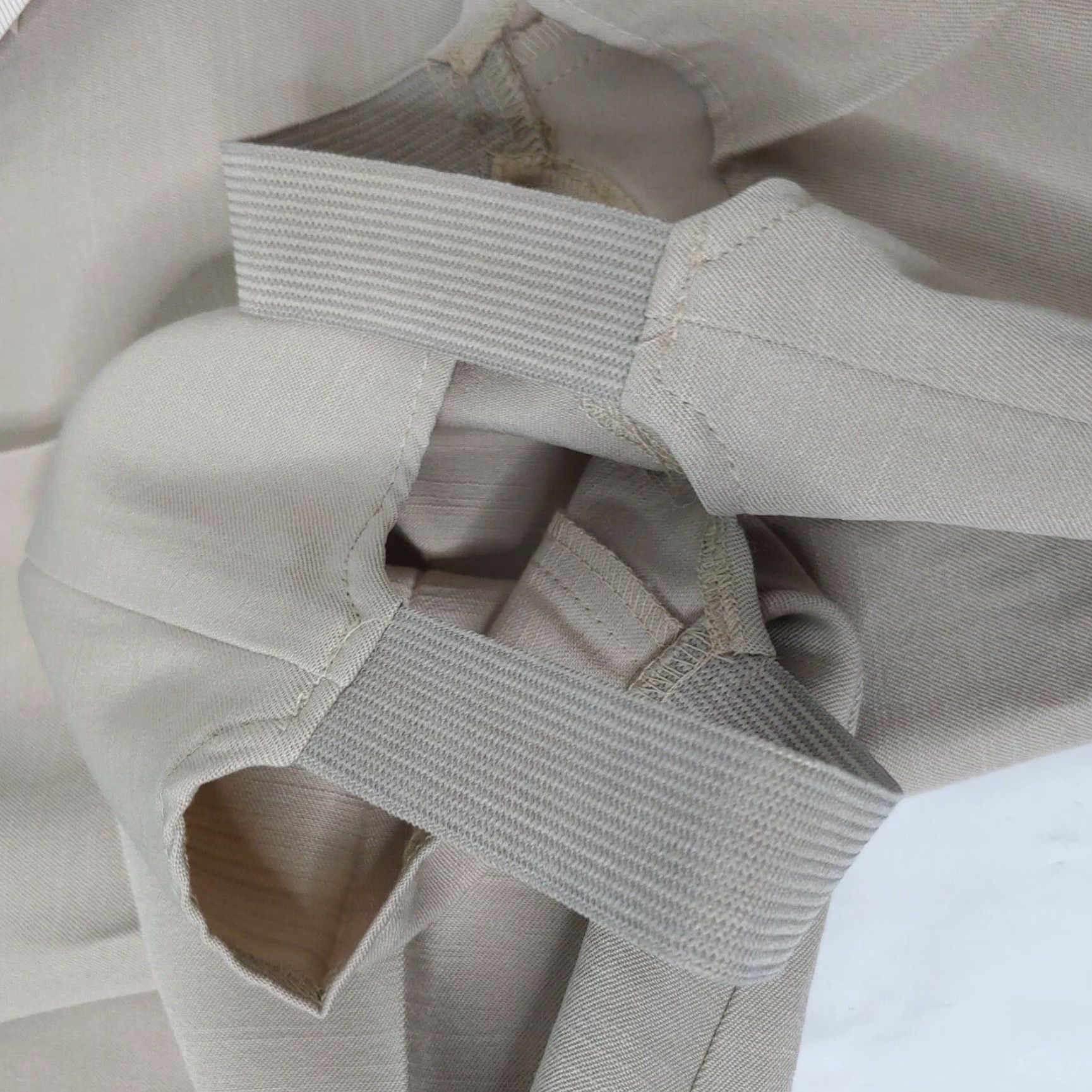 Vintage VINTAGE Counterparts Stirrup Pants PANT Regular 14 SHORT Beige Stirrup 80s Retro NOSTock Size 36" / US 14 / IT 50 - 5 Thumbnail