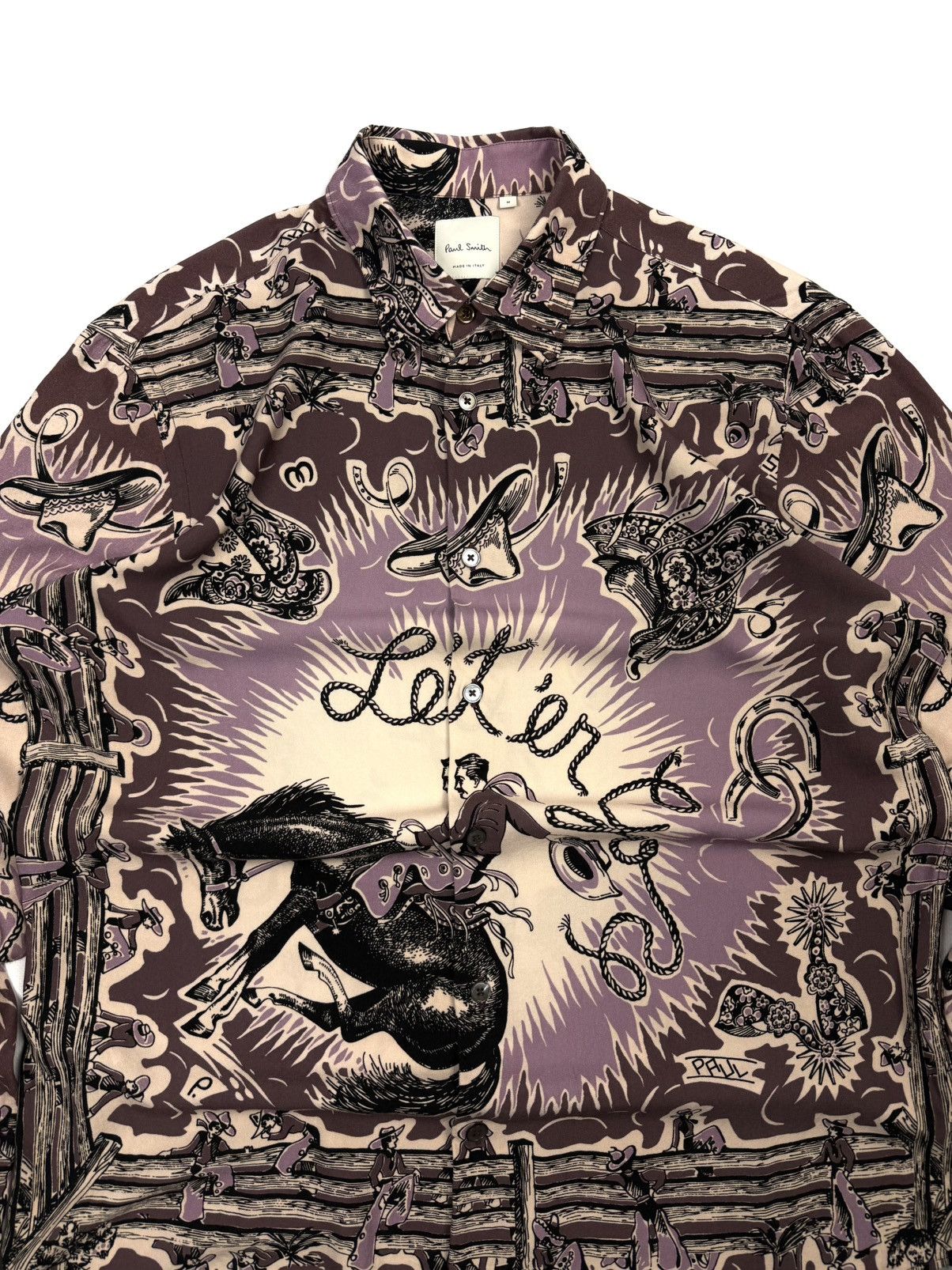 Paul Smith Paul Smith Wild West Rodeo Cowboy All Over Print Italy Size US M / EU 48-50 / 2 - 2 Thumbnail