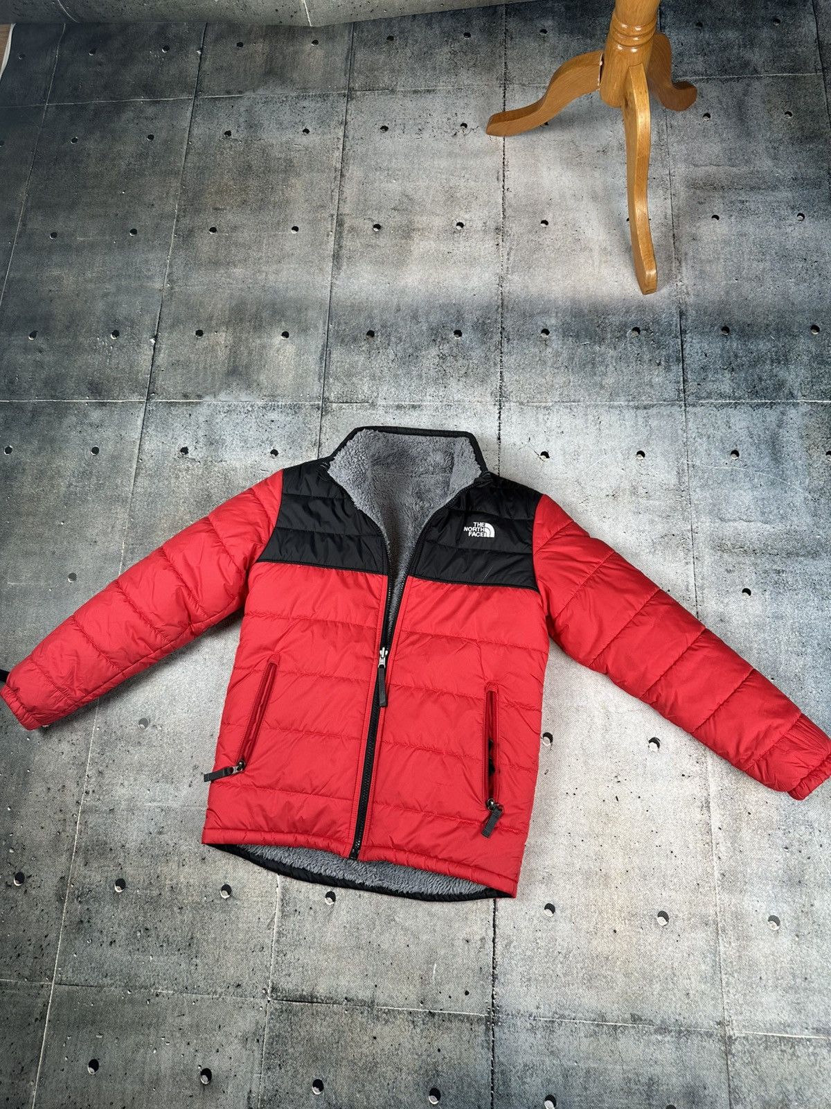 The North Face The North Face Reversible Fleece Jacket Polar Nuptse Size XS / US 0-2 / IT 36-38 - 2 Thumbnail