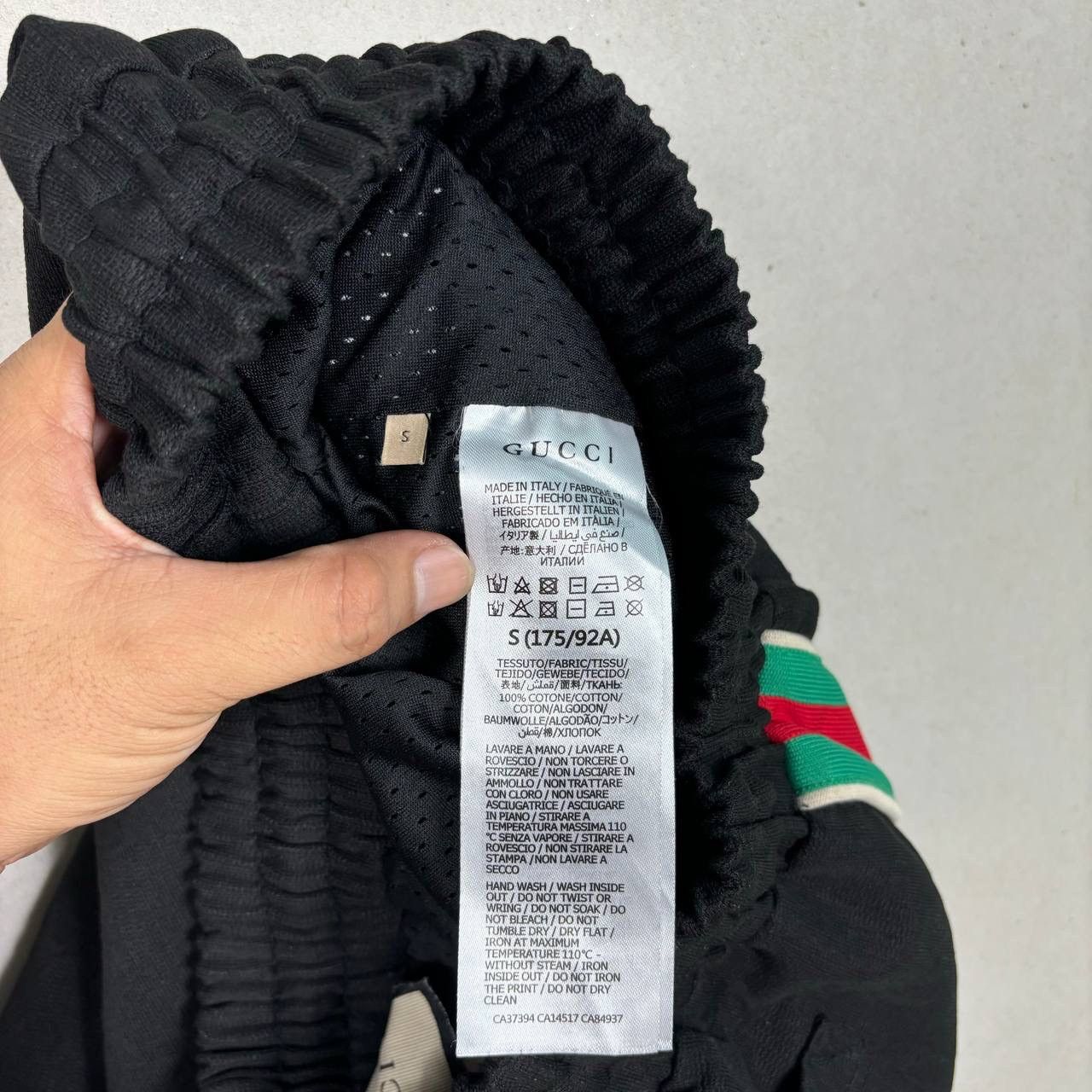 Gucci FINAL DROP! Gucci GG Jacquard Web Stripe Shorts Black Size S Size US 30 / EU 46 - 8 Thumbnail