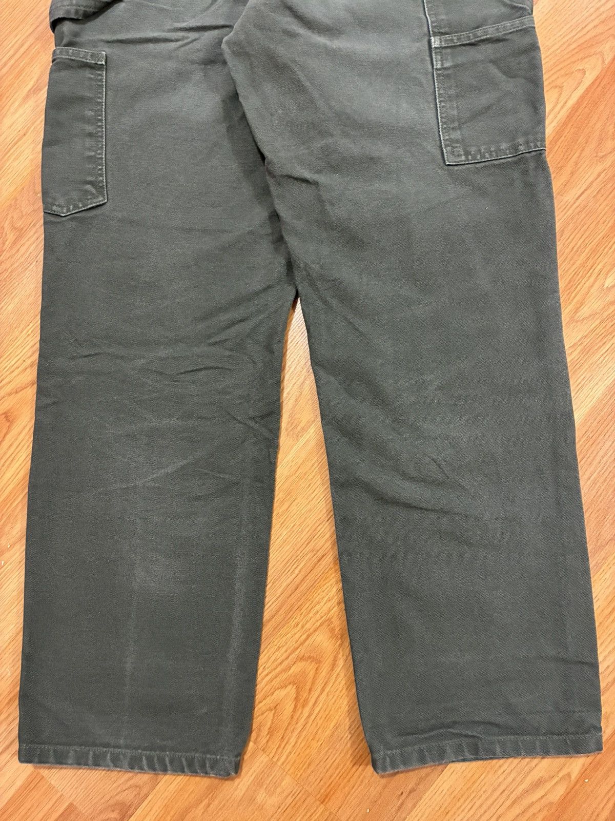 Carhartt Wip 31x32 Carhartt WIP Double Knee Stone Washed Canvas Pant Fade Size US 31 - 17 Thumbnail
