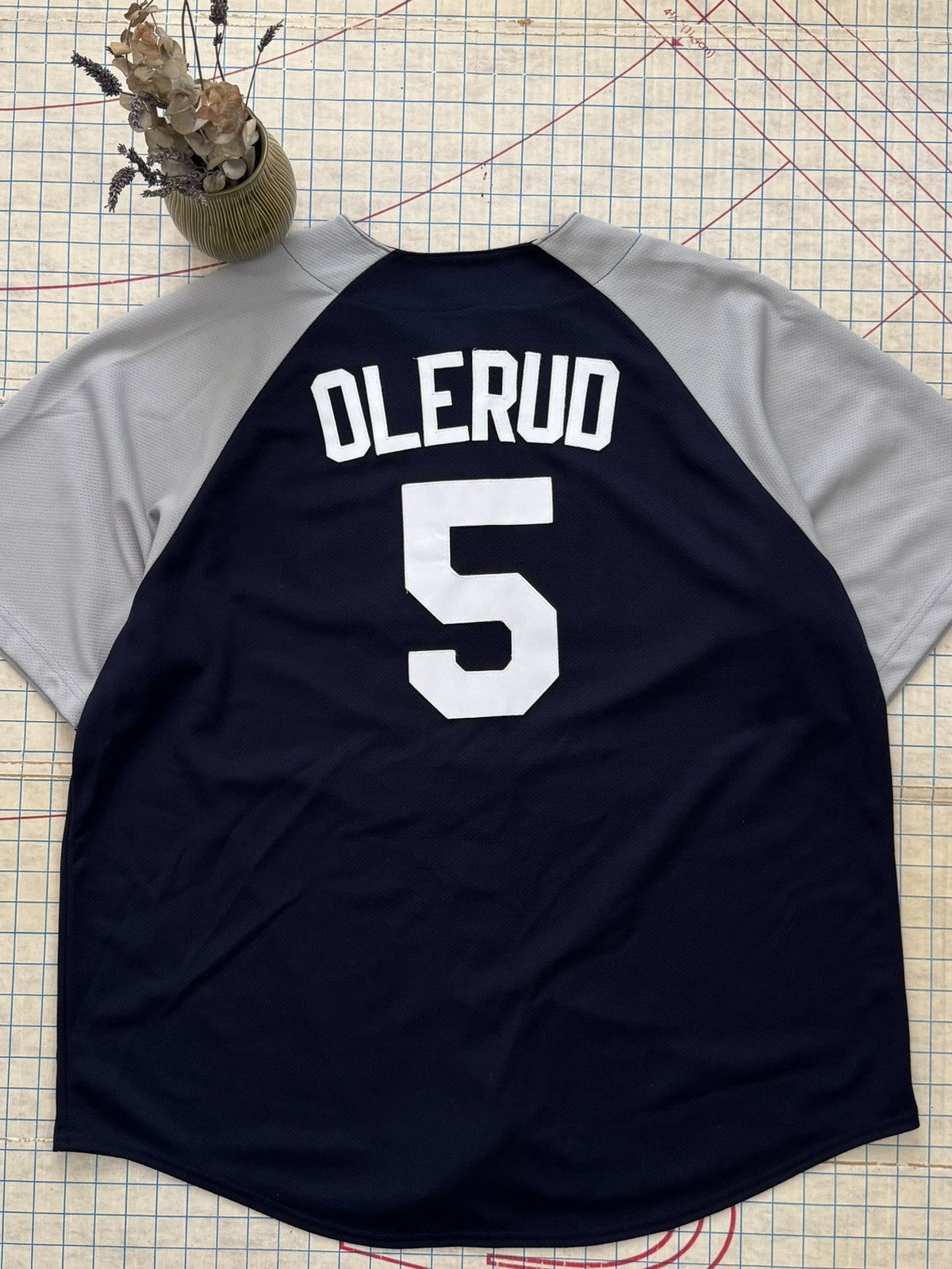MLB × Majestic × Vintage Vintage Majestic Seattle Mariners John Olerud #5 Jersey XXL Size US XXL / EU 58 / 5 - 9 Thumbnail
