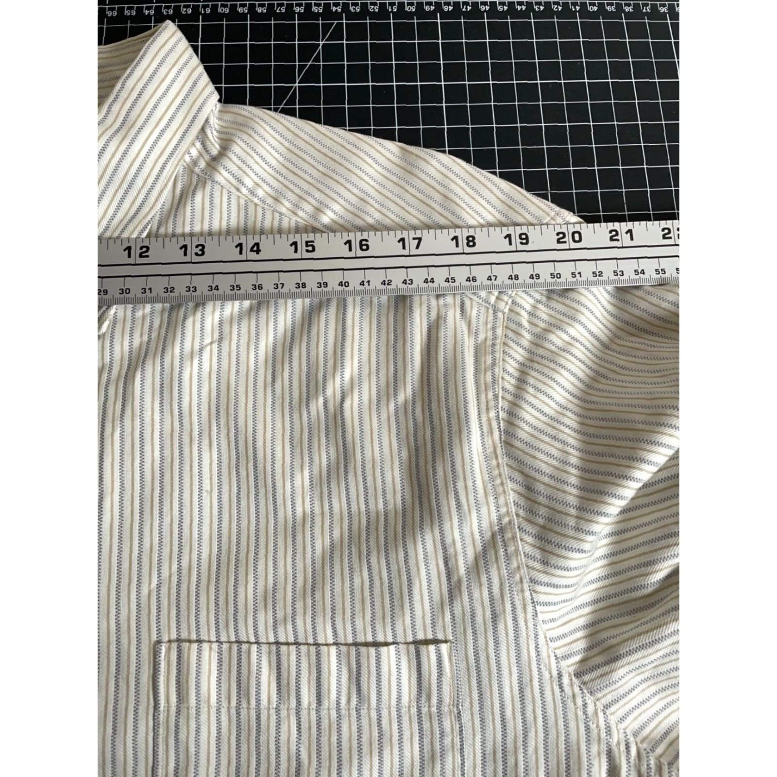 Ermenegildo Zegna VINTAGE Ermenegildo Zegna Men's Shirt XL Long Sleeve Cotton Collared Slim Fit Casual Dress Size US XL / EU 56 / 4 - 7 Thumbnail