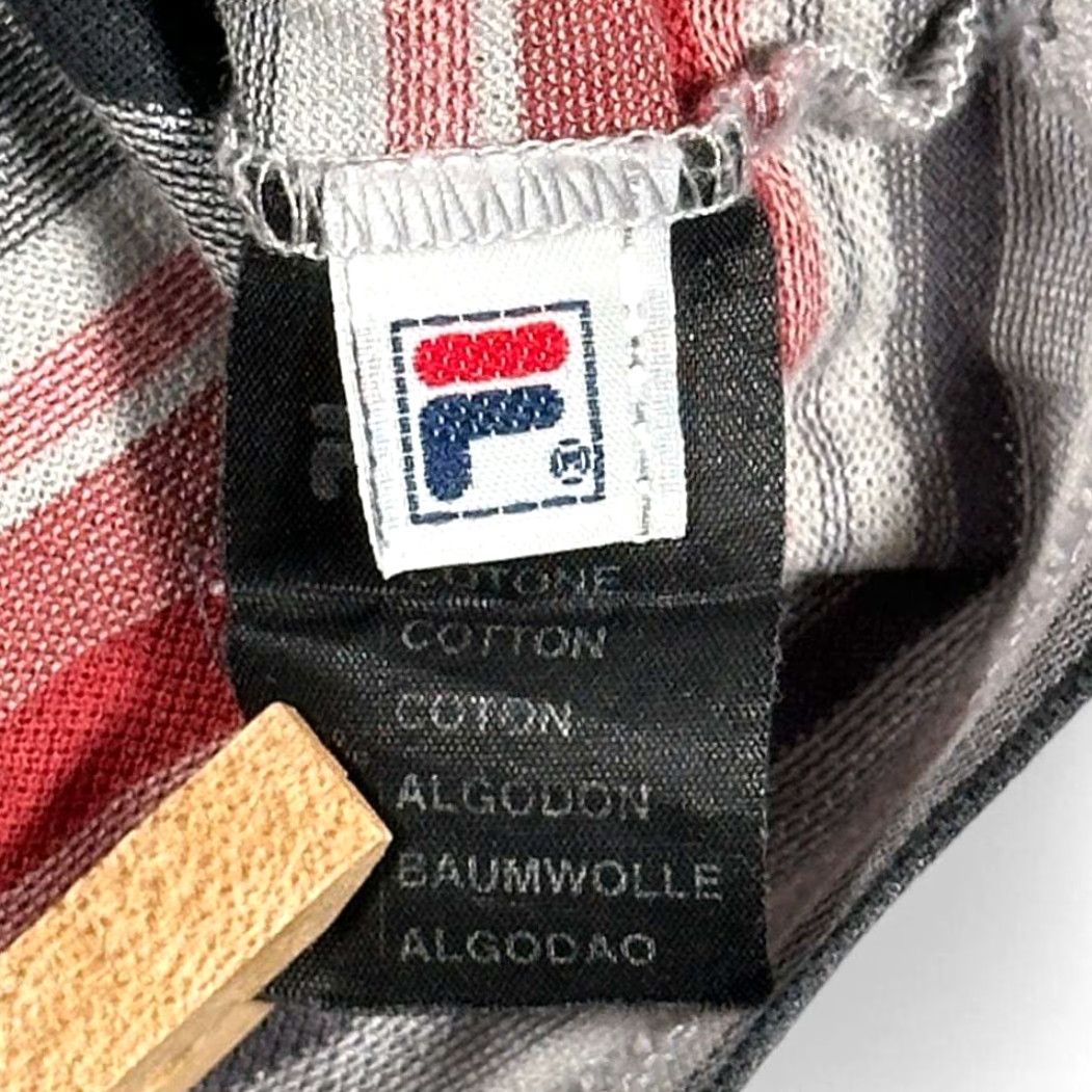 Fila VINTAGE Fila Polo Shirt Adult M Red Striped Tennis Retro Y2K Size US M / EU 48-50 / 2 - 6 Thumbnail