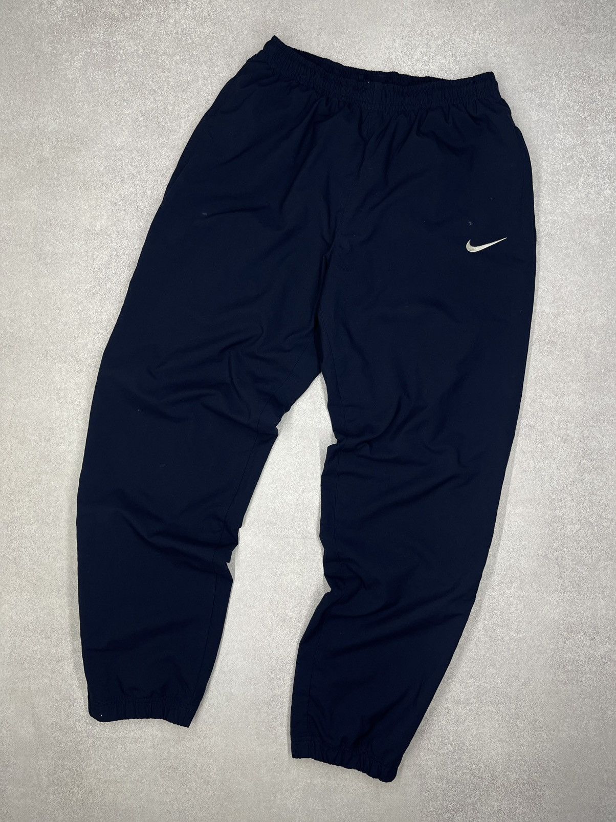 Nike Vintage Nike Nylon Navy Sweatpants Drill Y2K ACG TECH Size US 34 / EU 50 - 1 Thumbnail