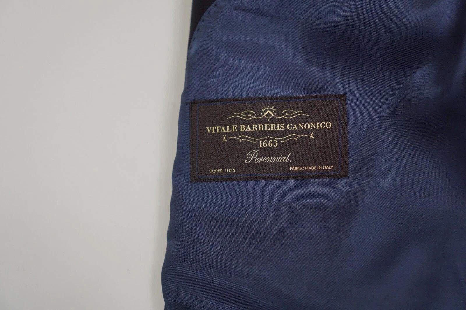 Suitsupply Men Suitsupply Blazer Napoli Navy Wool Super 110 98 UK/US40L Size 40L - 6 Thumbnail