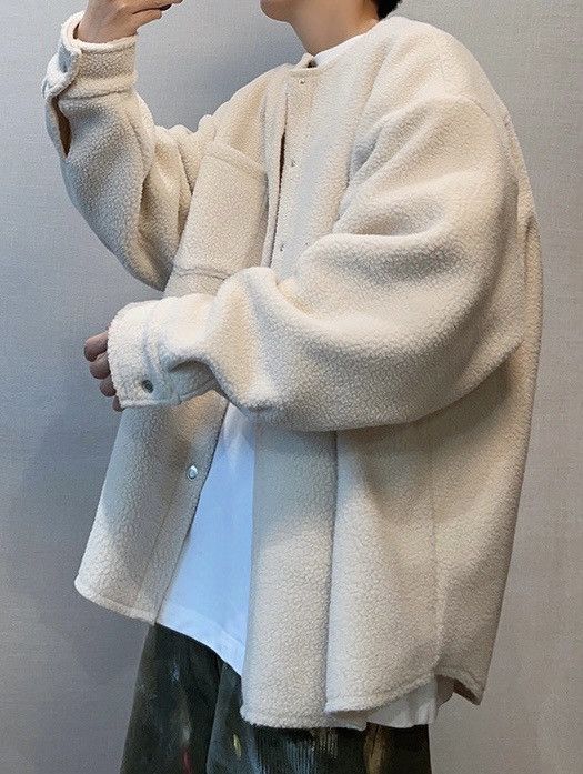 Japanese Brand × Vintage Outdoor retro fashion fluffy fleece shirt jacket overshirt Size US M / EU 48-50 / 2 - 2 Thumbnail