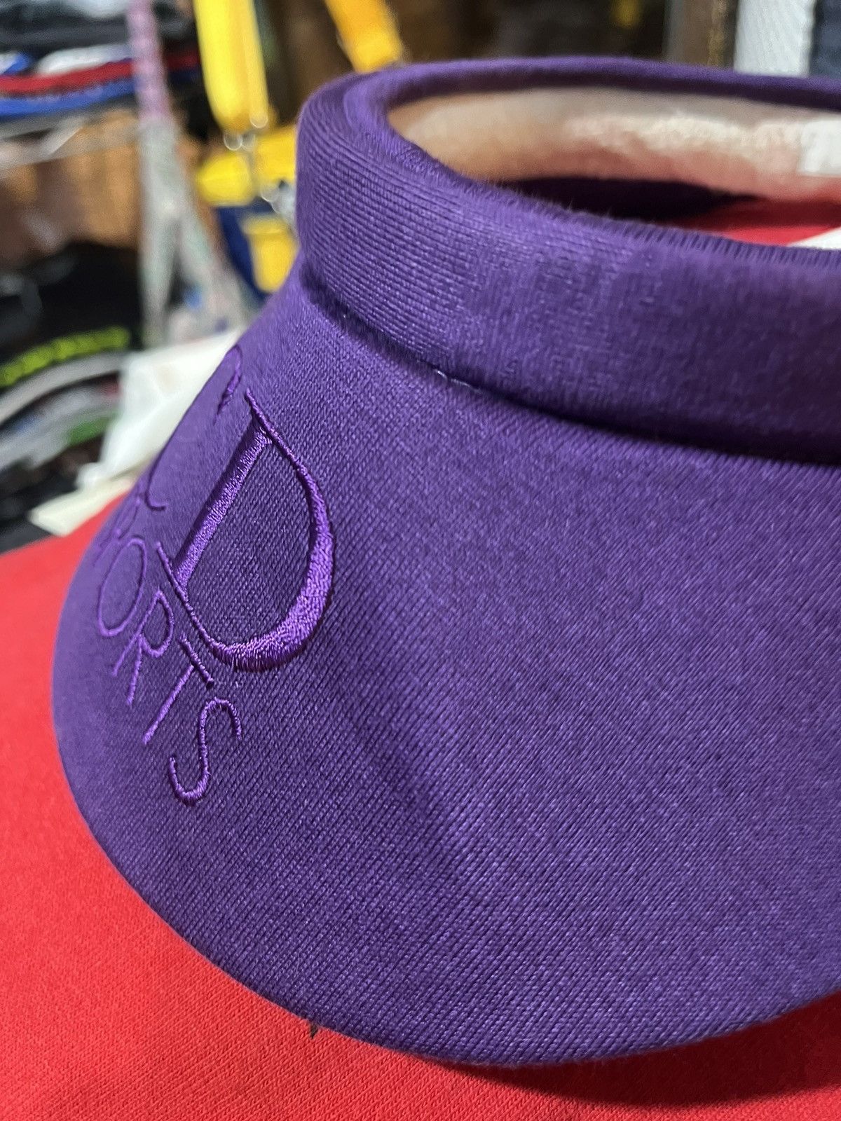 Dior Christian Dior CD Sports Visor Cap Logo 90s Size ONE SIZE - 6 Thumbnail