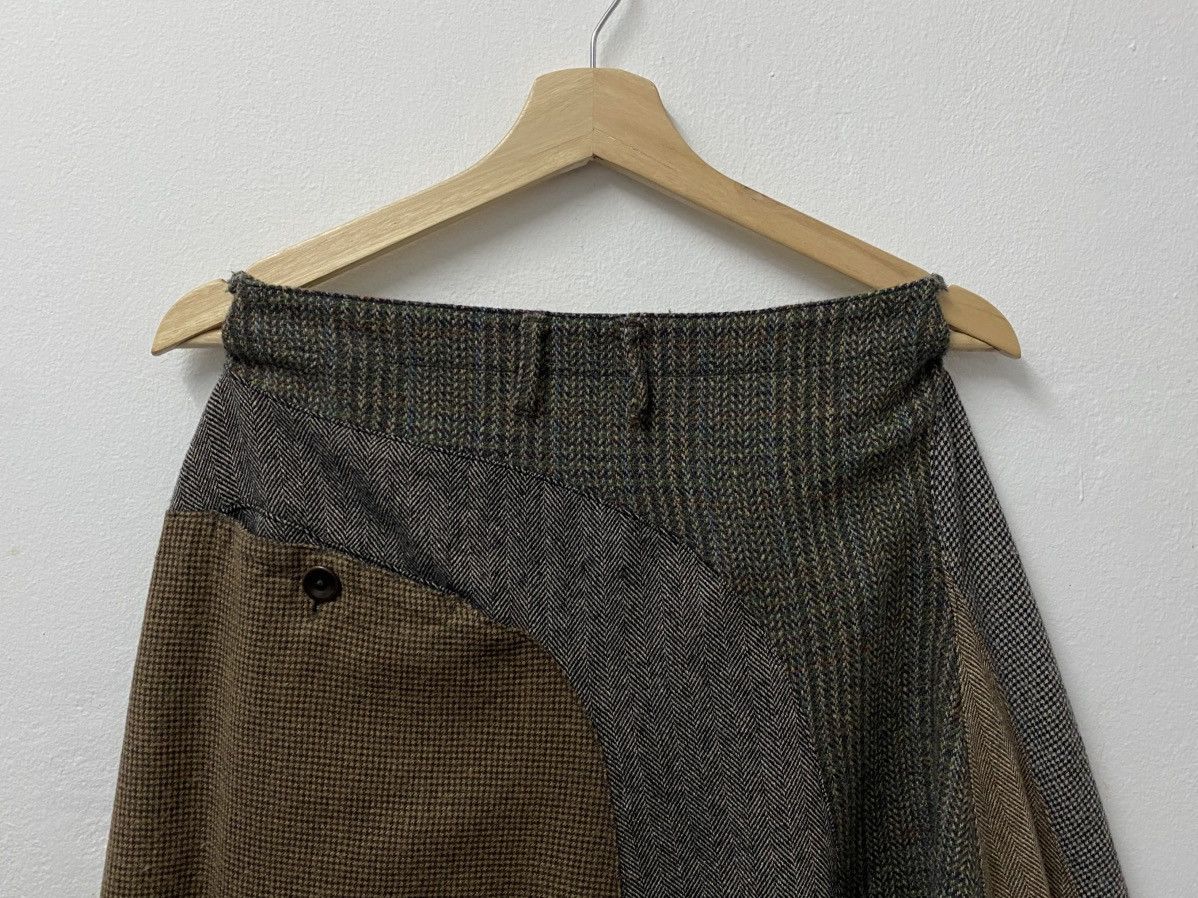 Kapital Kapital Patchwork Wool Midi Skirt Size 30" / US 8 / IT 44 - 7 Thumbnail