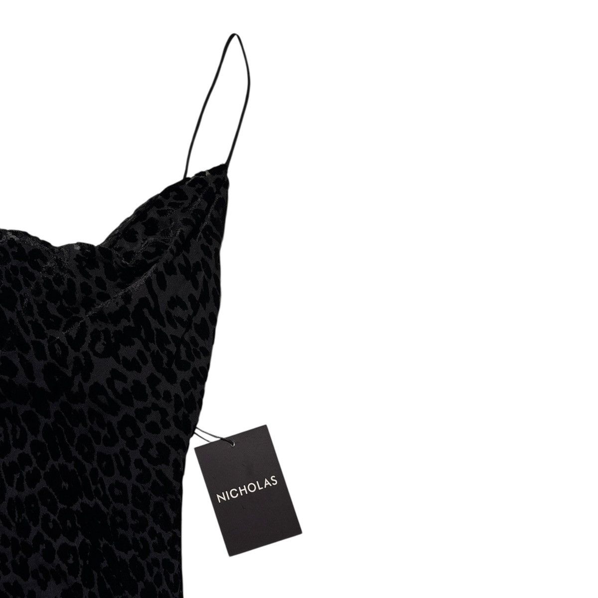 NICHOLAS Velvet leopard slit gown Size M / US 6-8 / IT 42-44 - 4 Thumbnail