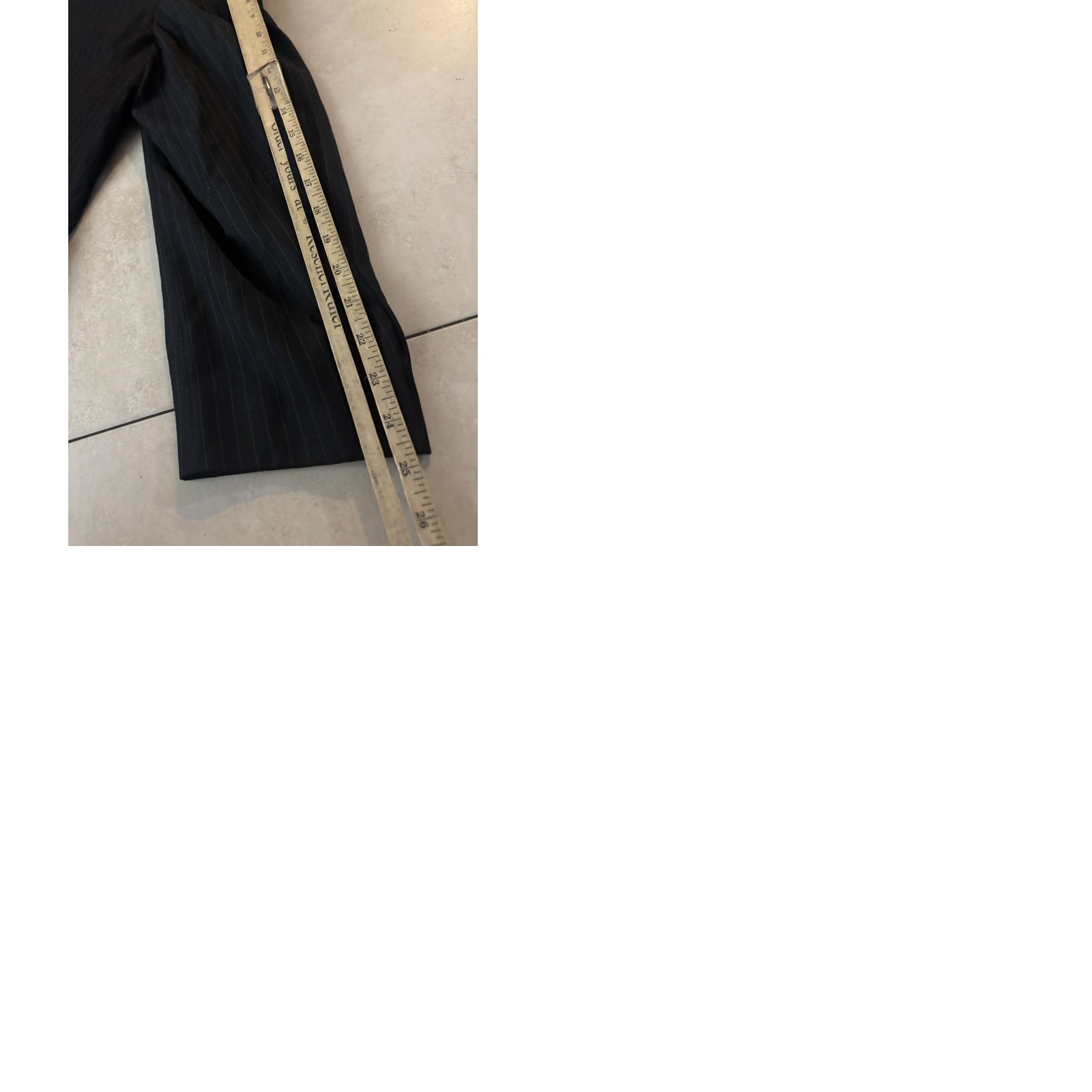 Ermenegildo Zegna Ermenegildo Zegna Suit Mens Charcoal Pinstripe Wool Trofeo Made Italy 2 Piece Size 42R - 9 Thumbnail